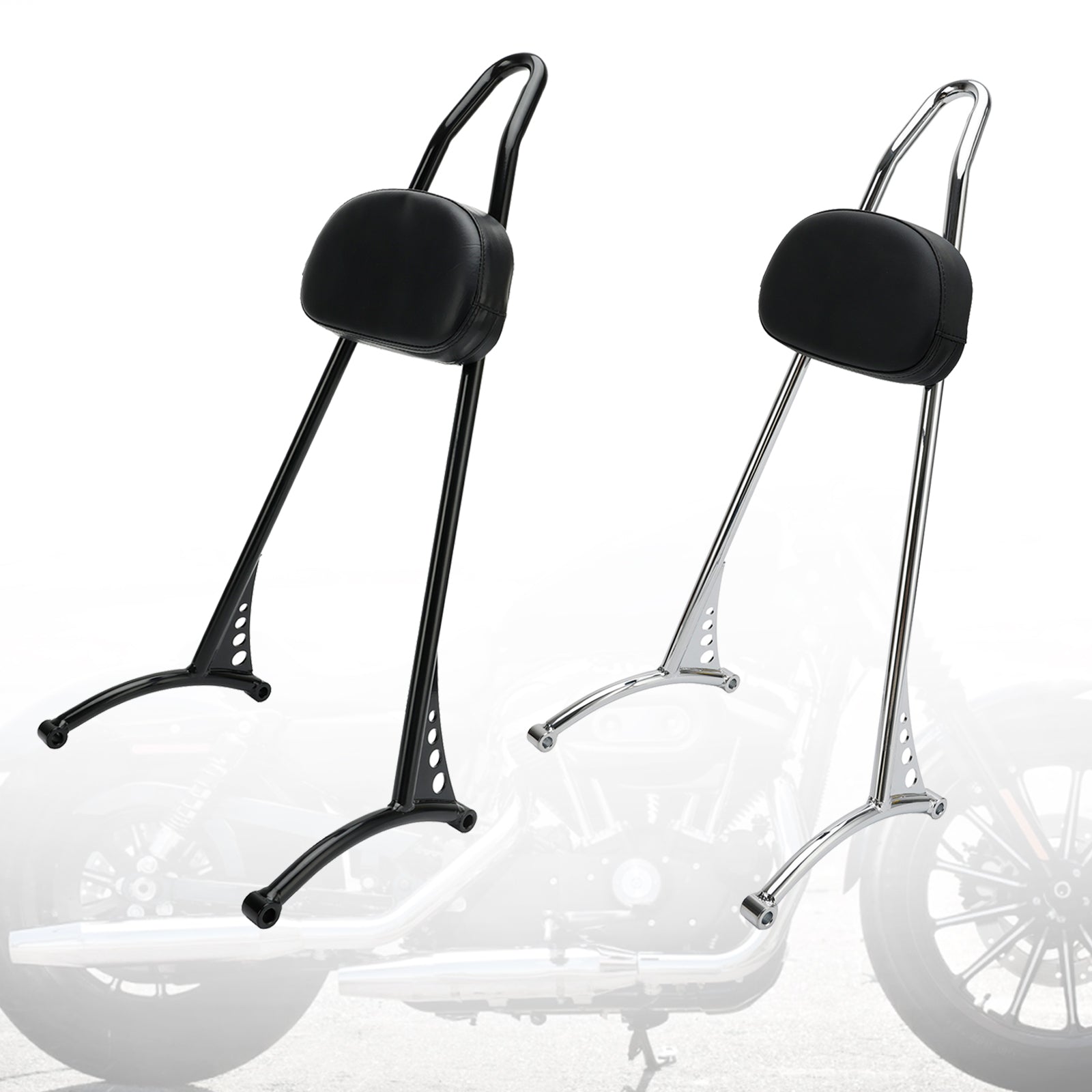 Dossier de barre Sissy passager pour Sportster Iron 883 1200 XL 48 72 2004-plus tard