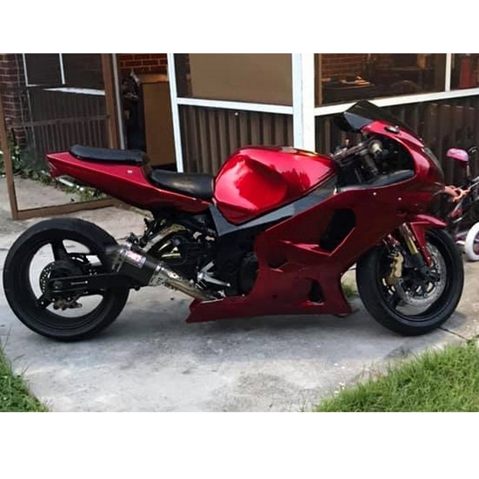 2001-2003 Suzuki GSXR750 K1 Kit de carenagem de injeção AMOTOTT KIT BODYWORK ABS #124