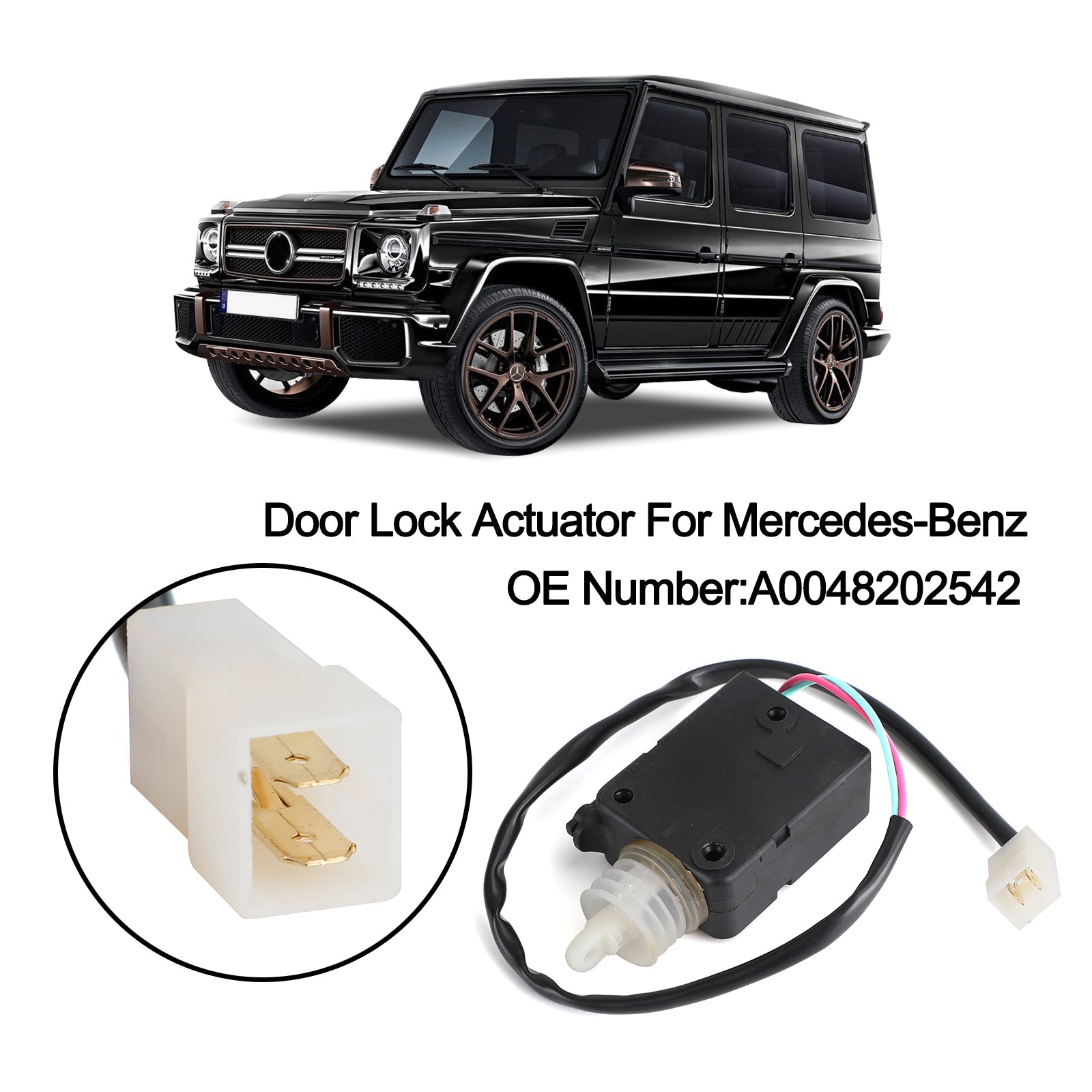 Atuador da trava da porta 0048202542 para Mercedes-Benz G-Class G500 G550 G55 G63 AMG genérico