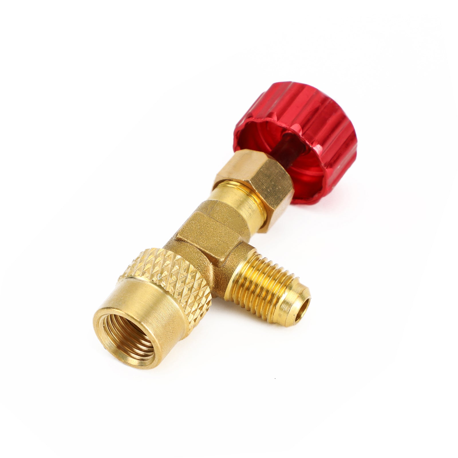 R410A kylpåfyllningsventiladapter 1/4" SAE-hane till 5/16" SAE Famale