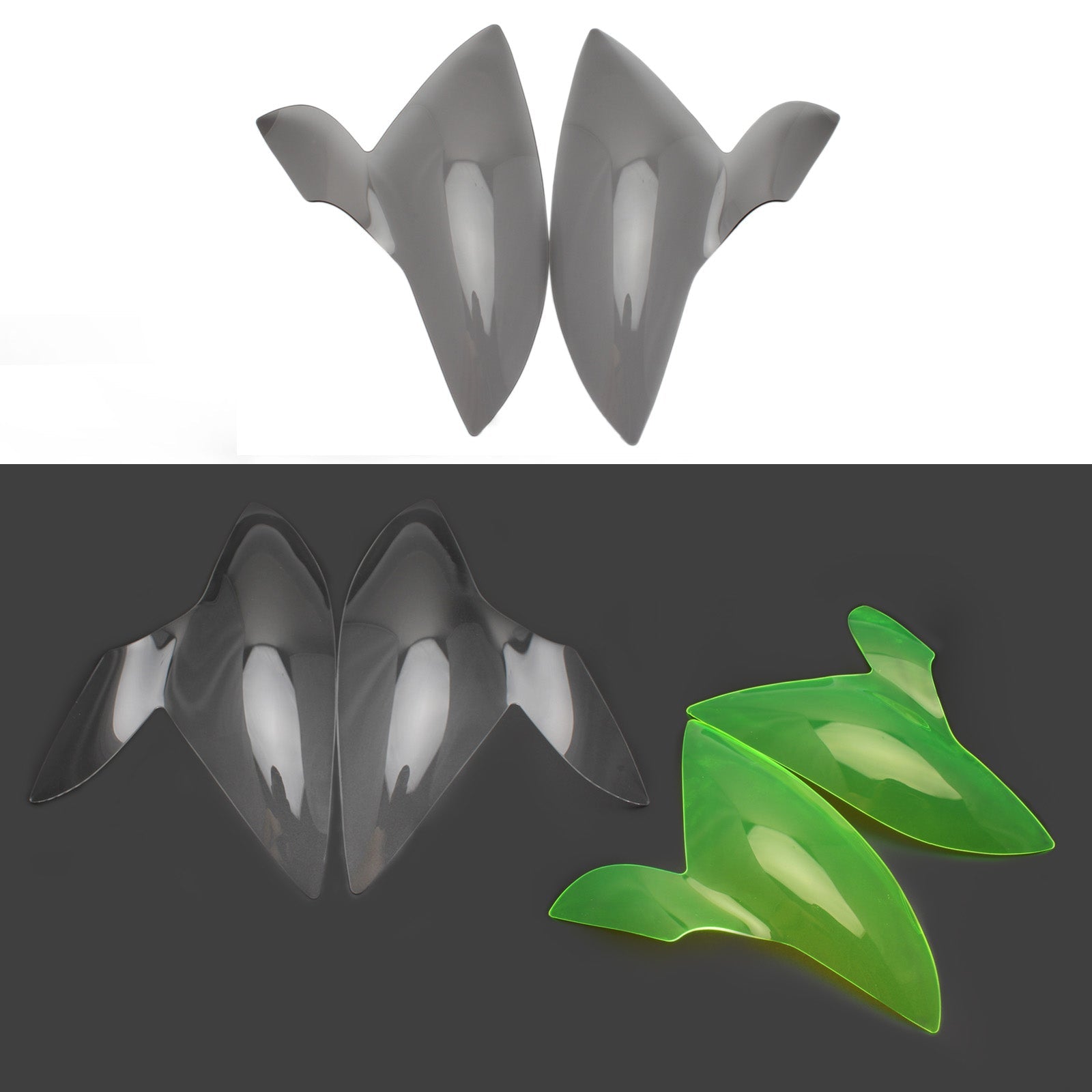 Protector de lente de faro delantero para Suzuki Gsx-S 1000F 2015-2021, color humo genérico