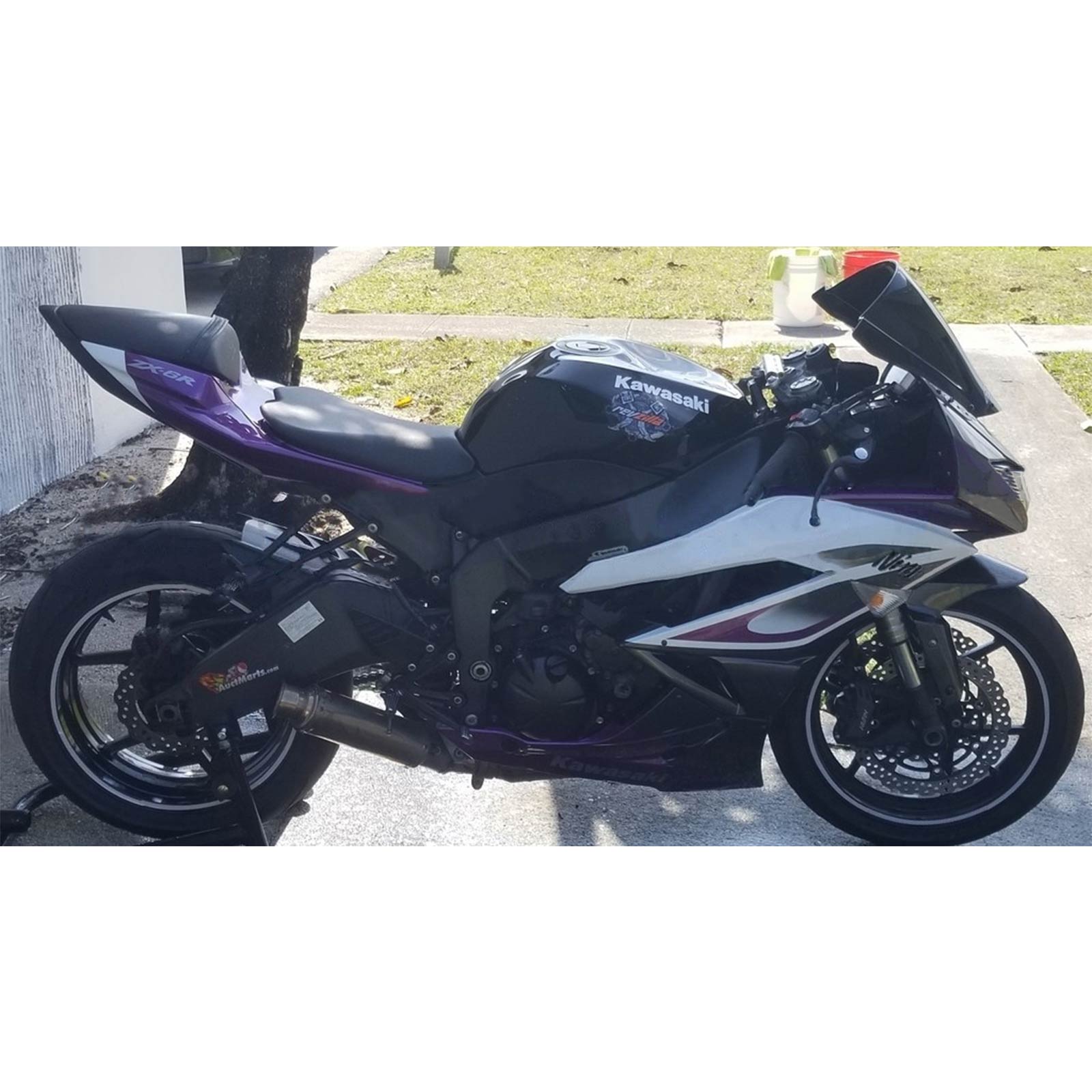 2009-2012 KAWASAKI ZX6R 636 Kit de carénage injection amotopart Bodywork Plastic Abs # 114