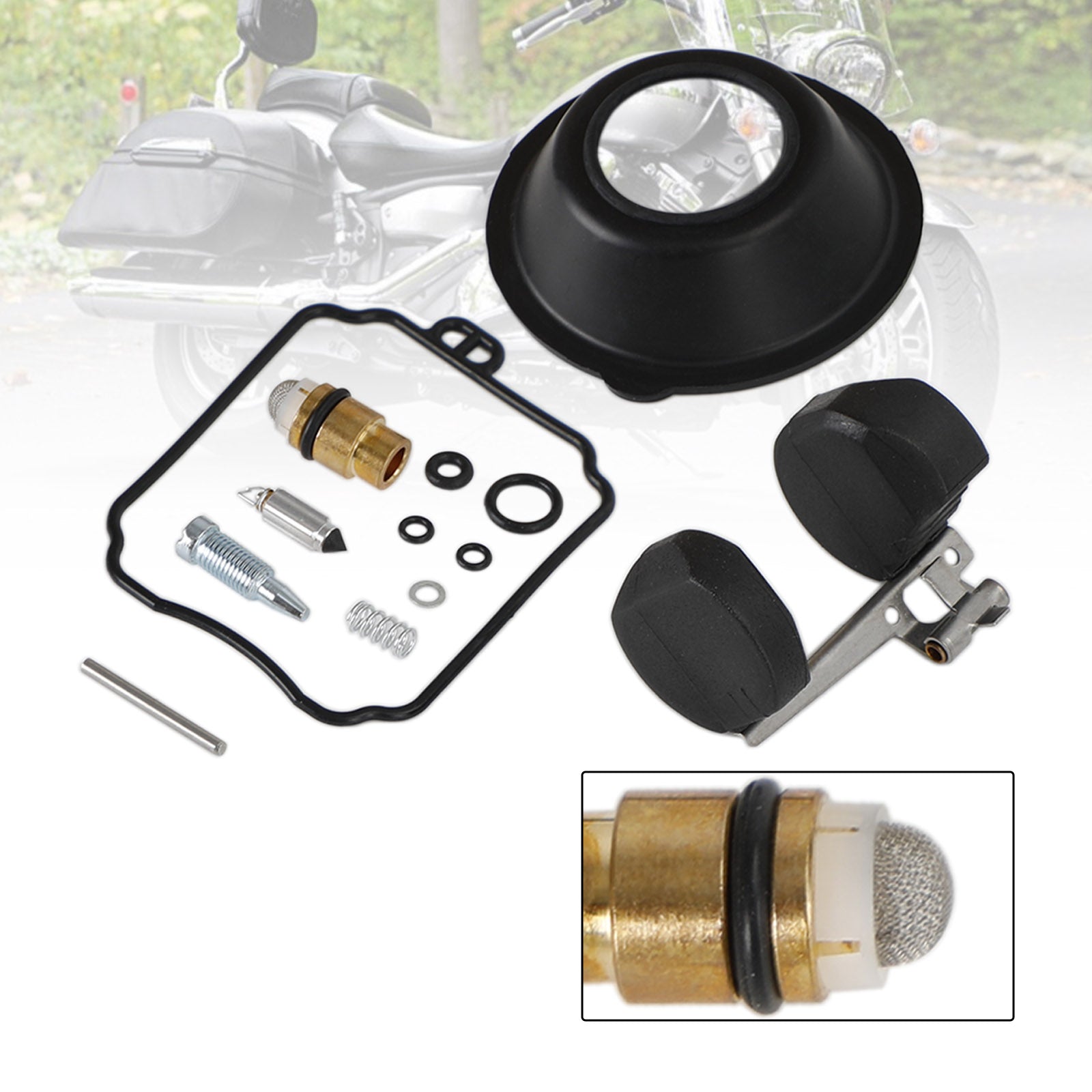 Kit de réparation de reconstruction de carburateur Yamaha XV250 Virago XVS650 V-STAR