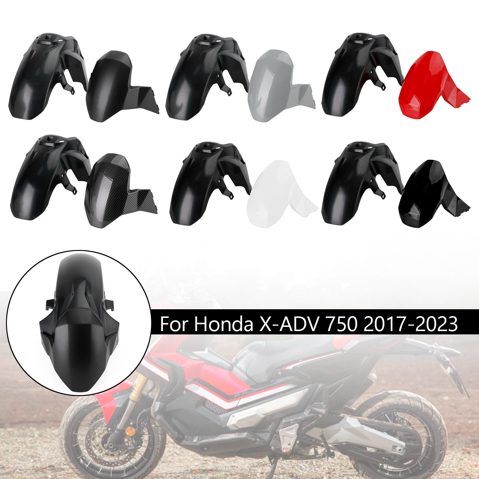 2017-2023 Honda XADV750 X-ADV 750 voorspatbord spatbord kuip