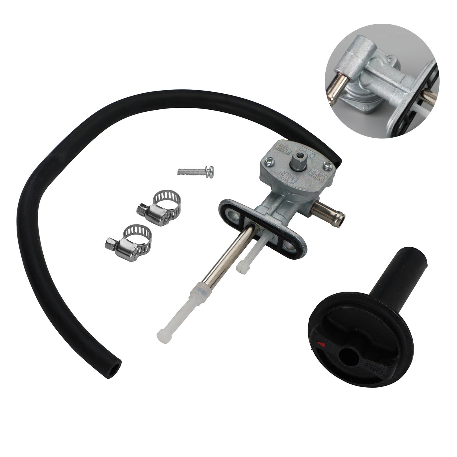 Brandstofklep Petcock & Hendel voor Yamaha Kodiak YFM400FA YFM450FA 4x4 2000-2006