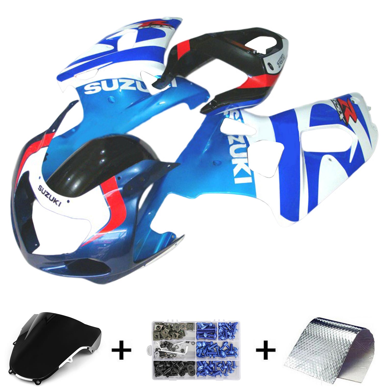 2001-2003 Suzuki GSXR600 GSXR750 K1 FAIRING KIT BODYWORK ABS