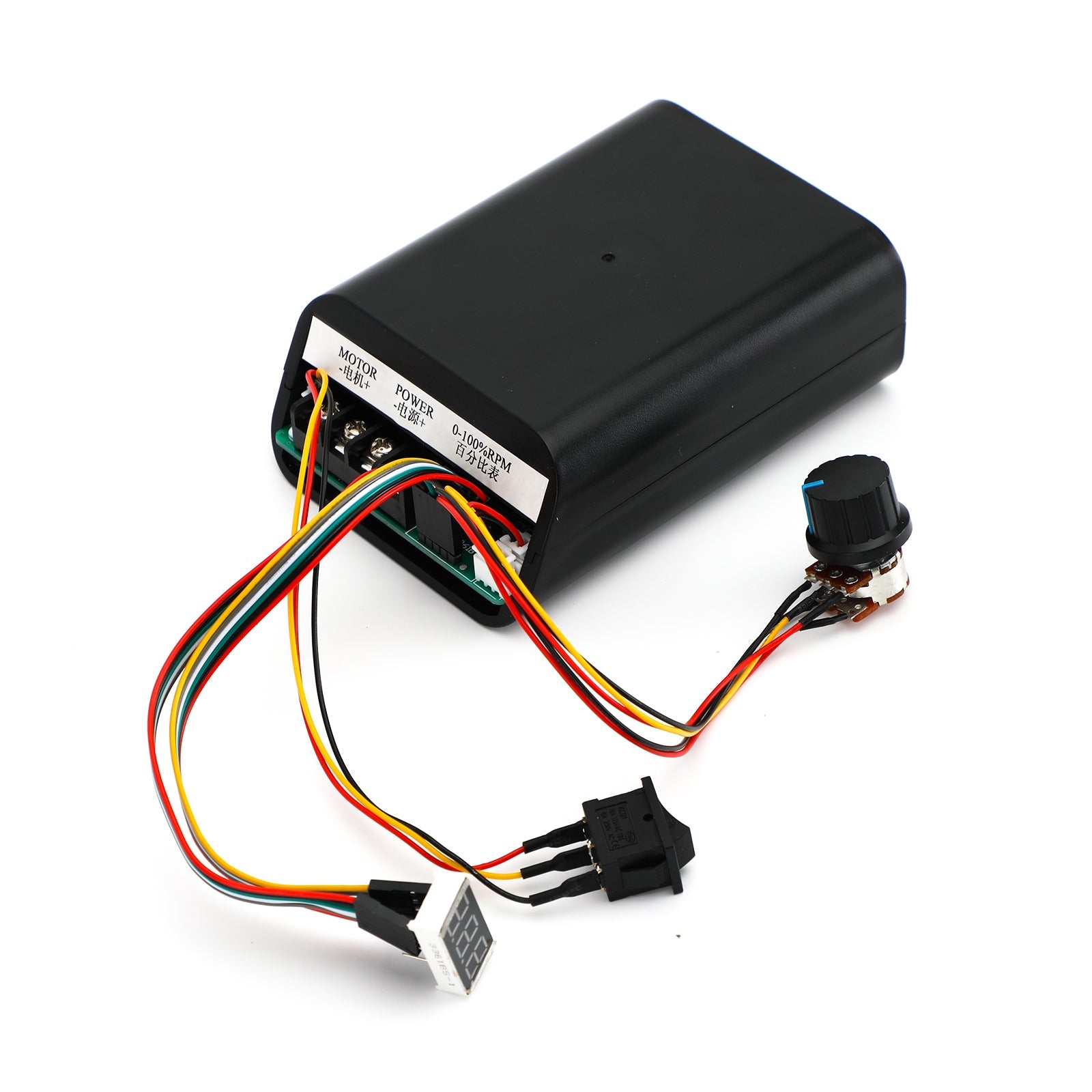 DC10-55V 40A PWM Motor Stepless Variable Controller CW CCW Reversibel Switch