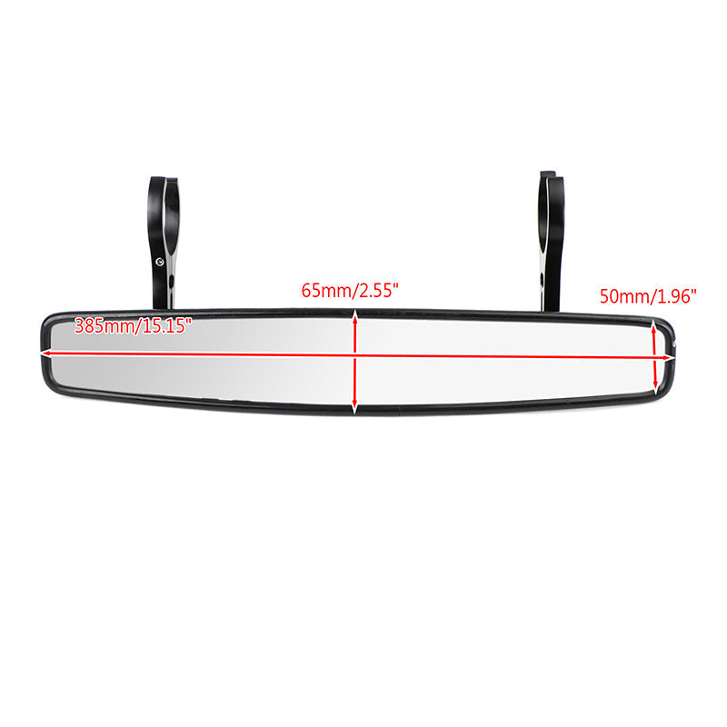 1.75" 2" UTV-senterspeil 15" For Polaris Ranger RZR 900 XP 1000 S Turbo Generisk