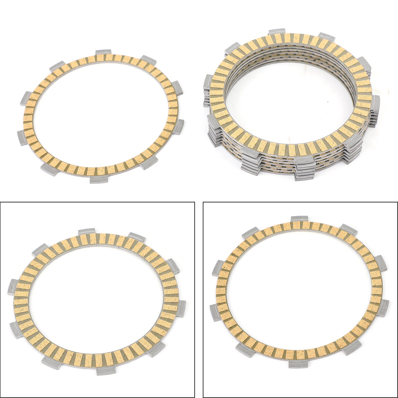 Clutch Friction Plate Kit Set för Honda CBF CBR 600 RR VFR800 CBR900 GSR400 Generic