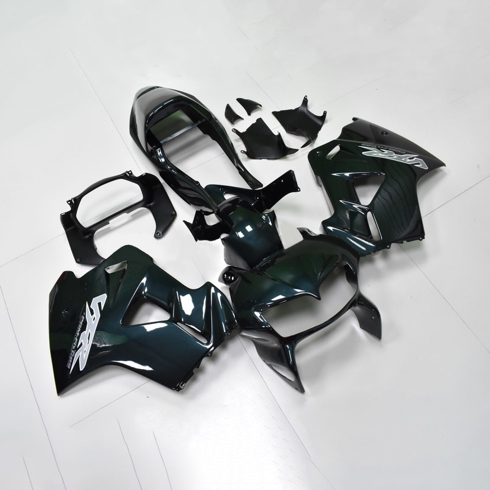 1998-2001 Honda VFR800 Amotopart Injection Fairing Kit Bodywork Plastic Abs # 107