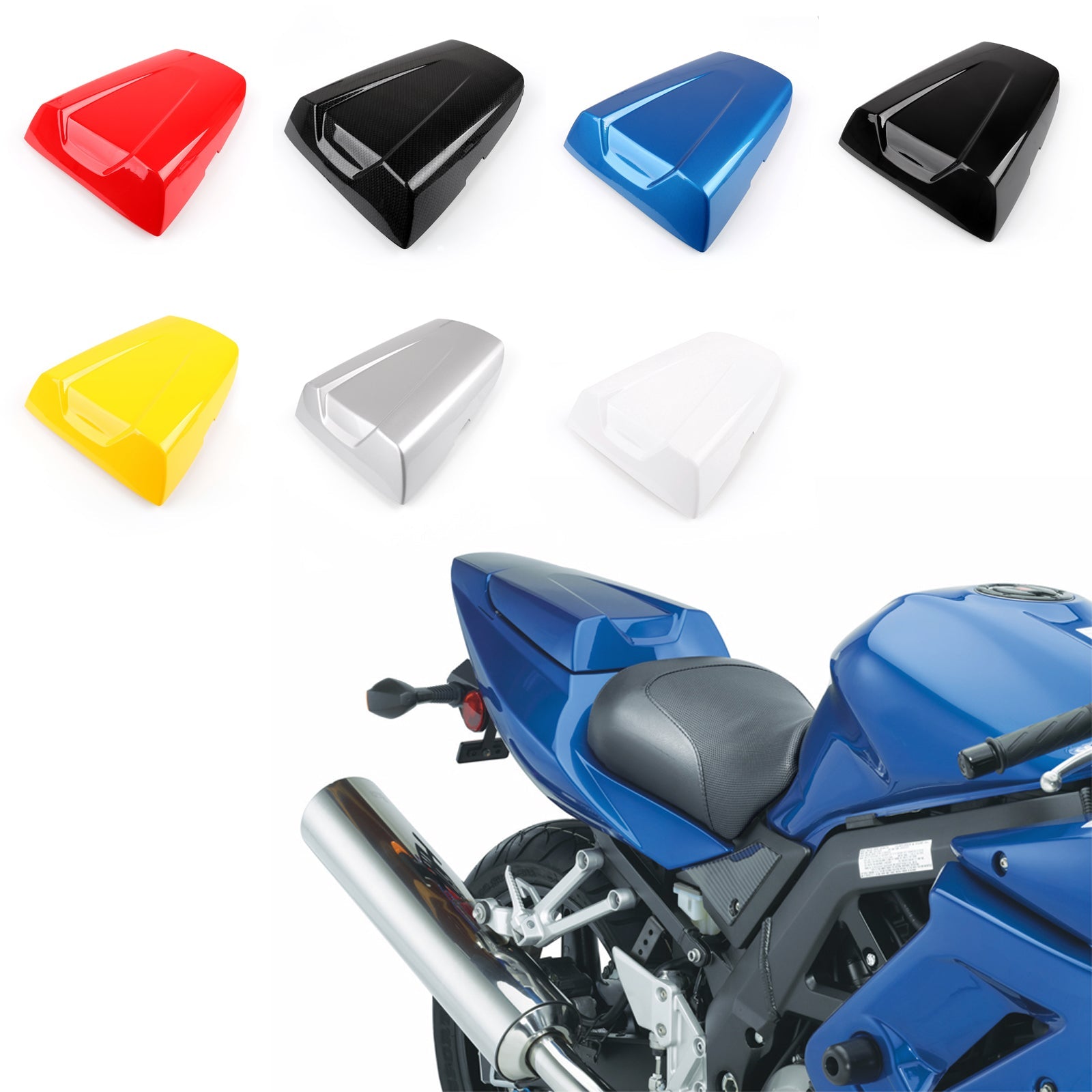 Kryt sedadla pre cestujúcich zadných pilier pre kapucňu pre Suzuki SV650 SV1000 (03-13)