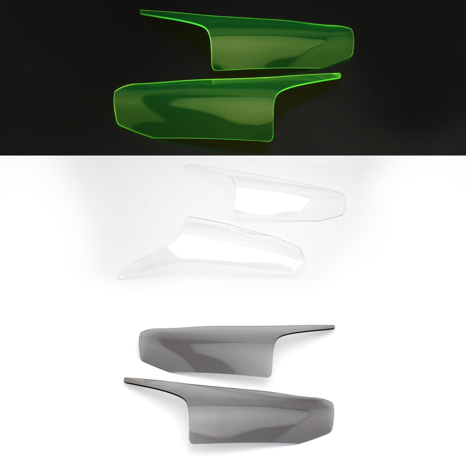 Lente de lámpara delantera protección de lente de faro apto para Honda Cbr650R 2019-2021 humo genérico