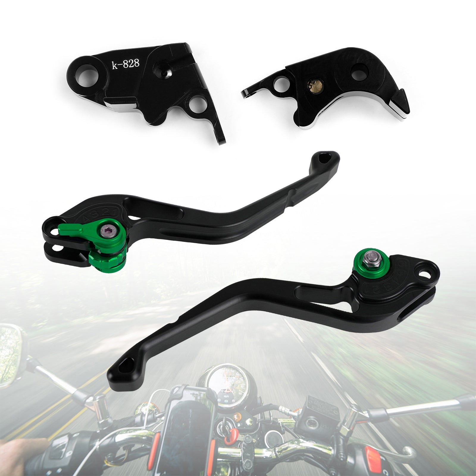 Kawasaki ZX636R/ZX6RR 2005-2006 NUEVA palanca de freno de embrague corta