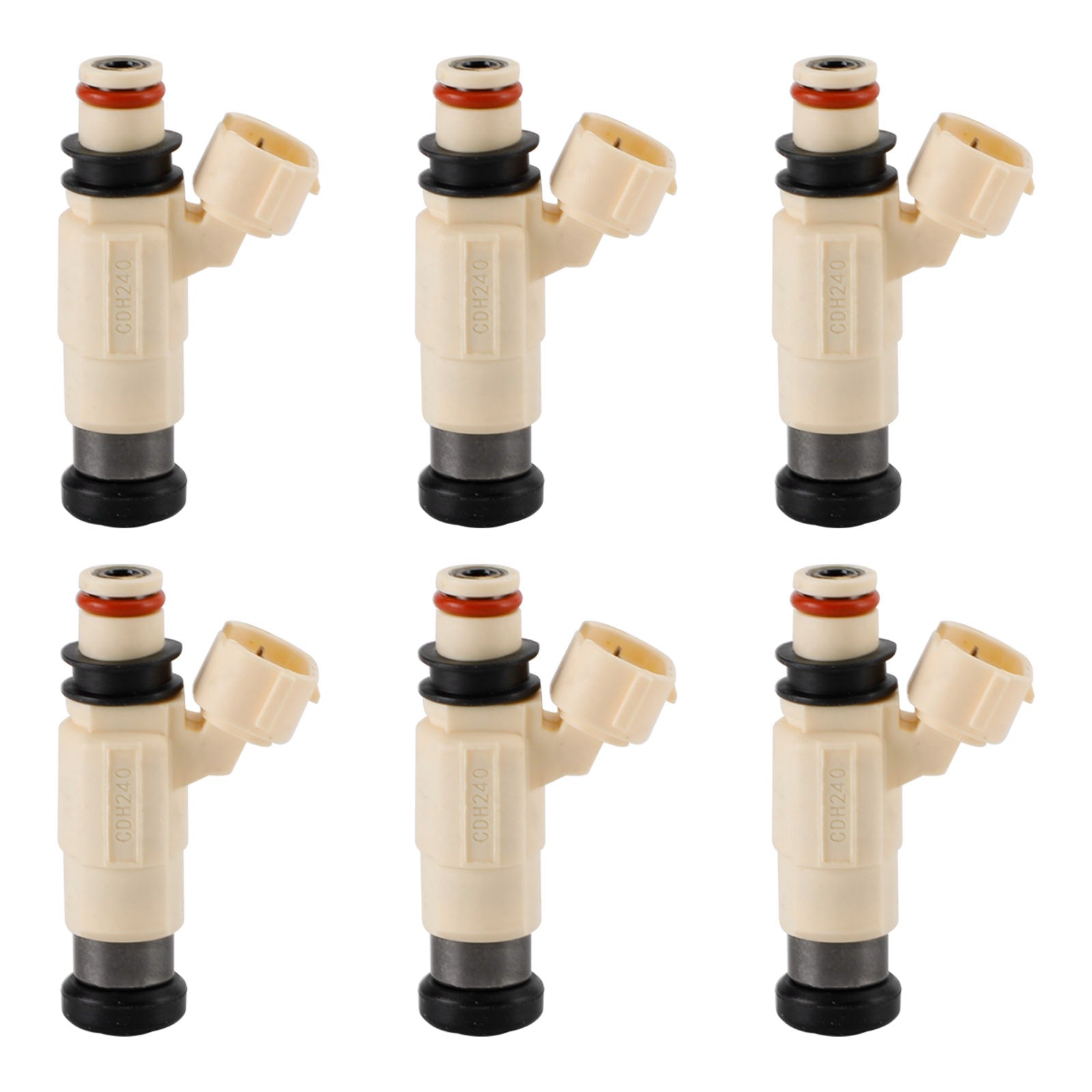 Yamaha Outboard F200 F225 CDH-240 Injetores de combustível 69J-13761-00-00 6pcs