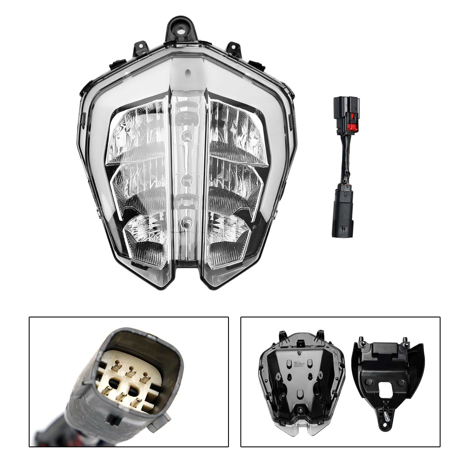 2018-2019 KTM Duke 390 Headlamp Headlight Guard Protector Grill Led Plastic