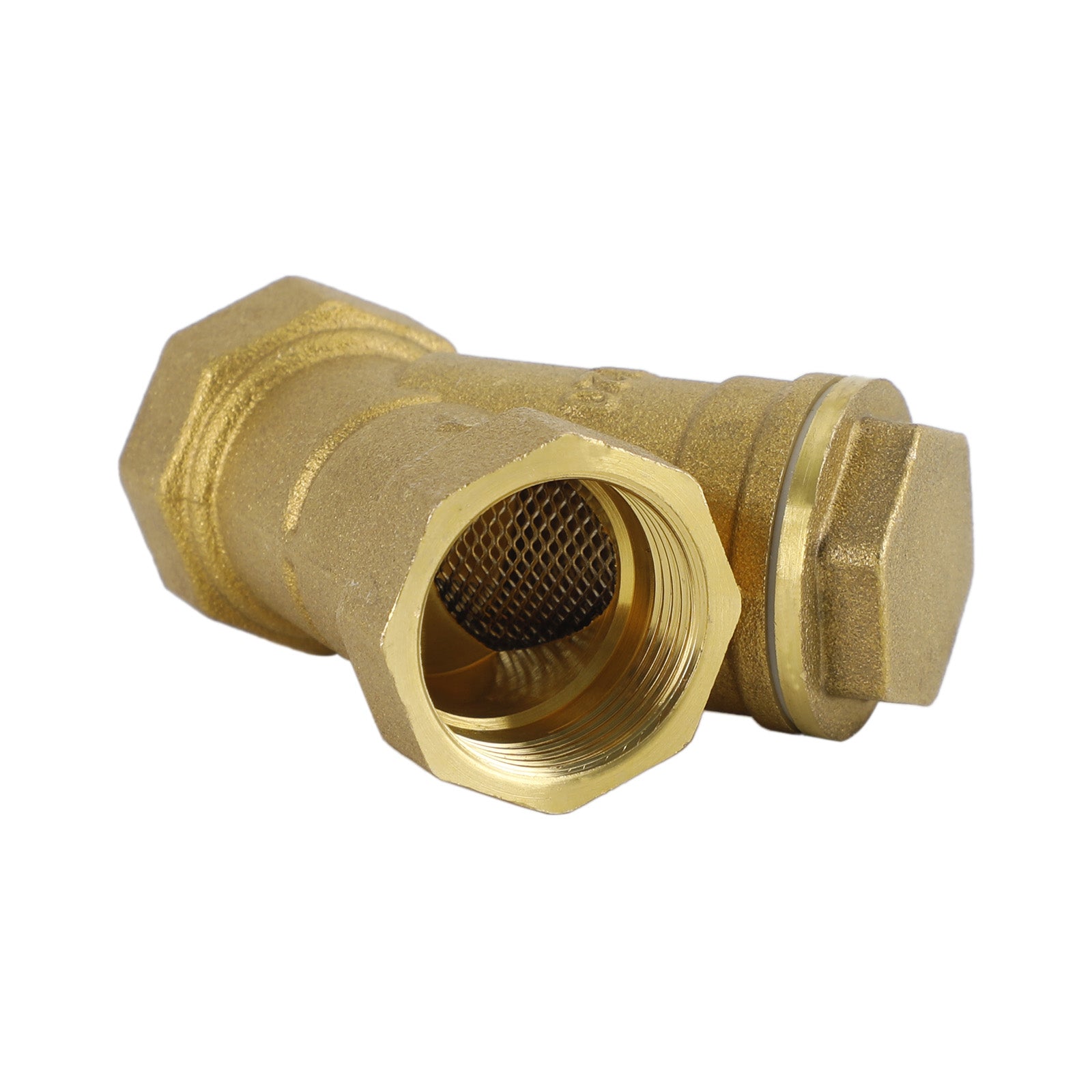 1 /2"-1" NPT Fil de filetage N Connecteur de soupape de filtre en laiton en laiton pour l'huile d'eau