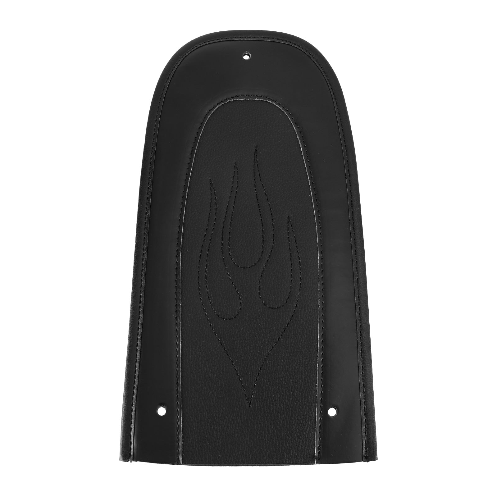 Flame Stitch-pechera de defensa trasera de cuero PU, asiento individual para Touring Electra Road Glide
