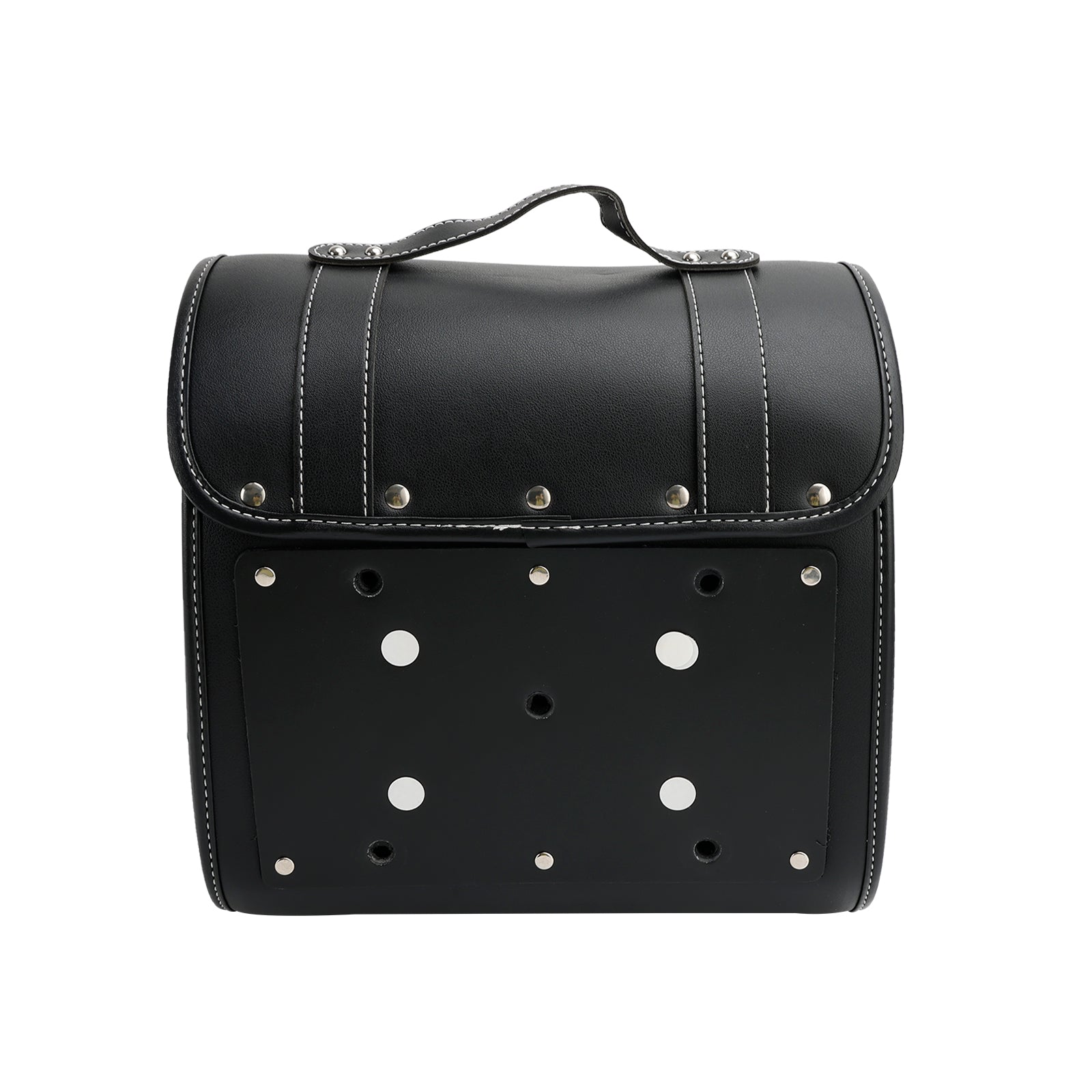 Zadeltas Zijopbergtas Gereedschapstas Universeel Snelsluiting Pu Voor Motor Bruin