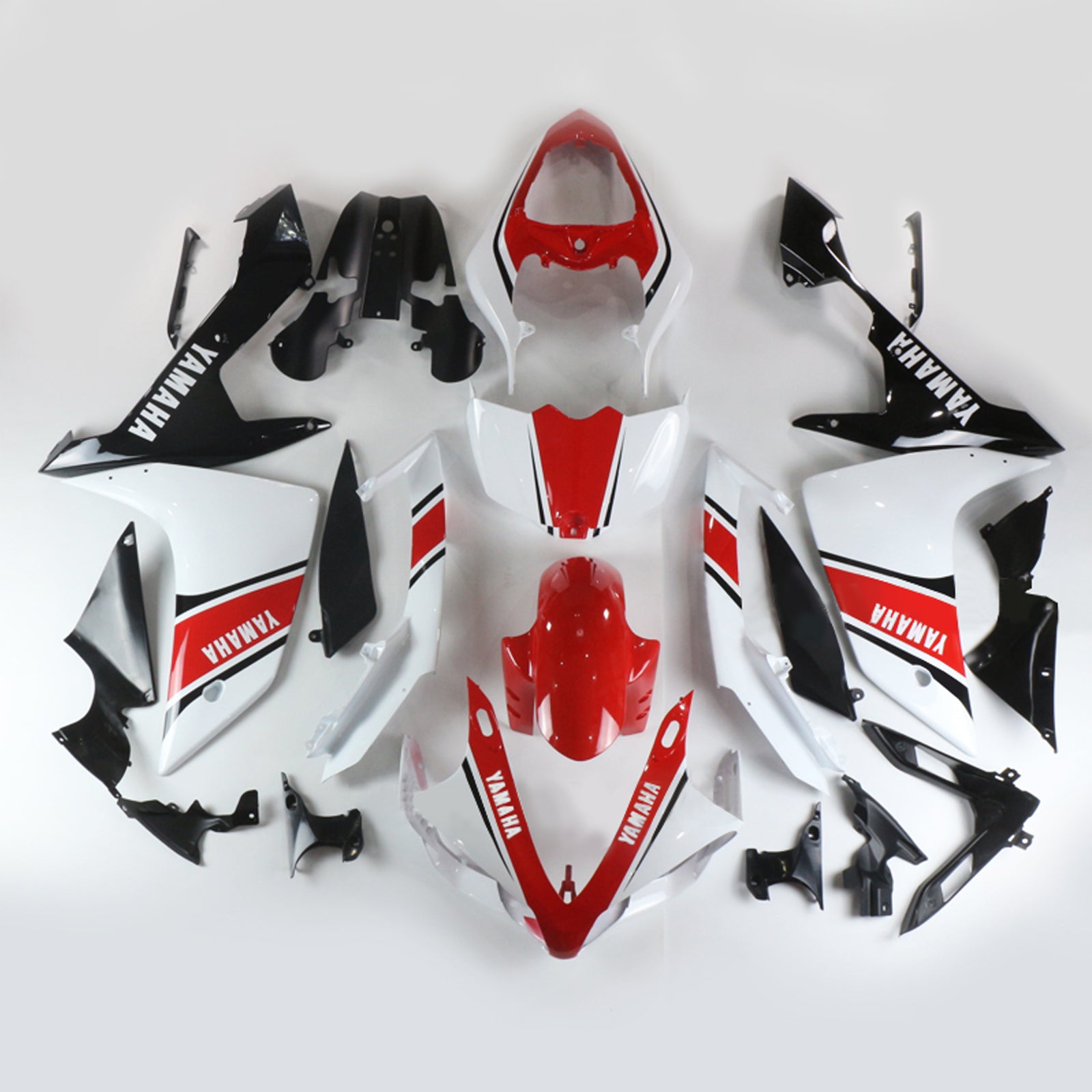 2007-2008 Yamaha YZF 1000 R1 Kit de carénage carrosserie plastique ABS