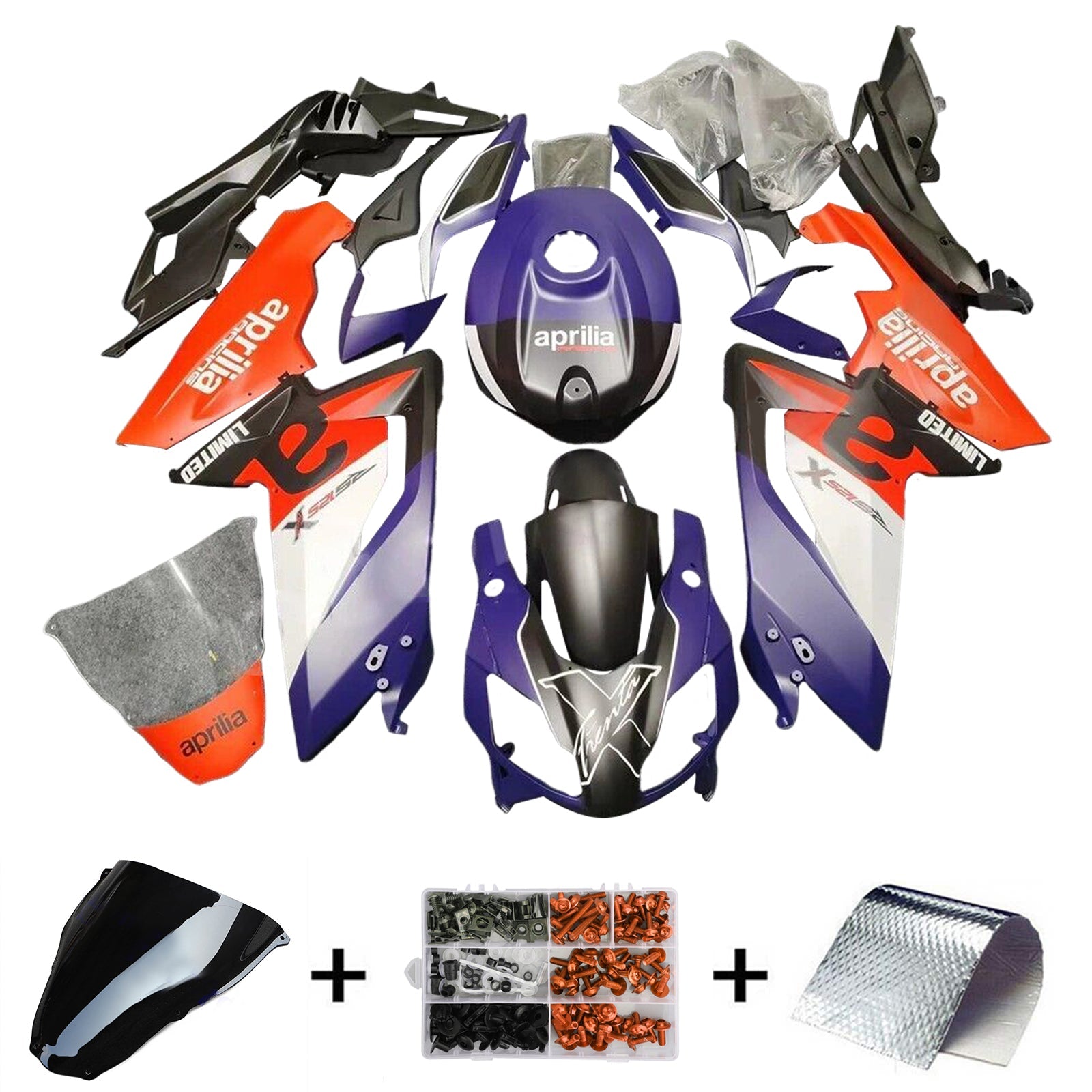 2006-2011 Aprilia RS125 Fairing Kit Bodywork ABS de plástico