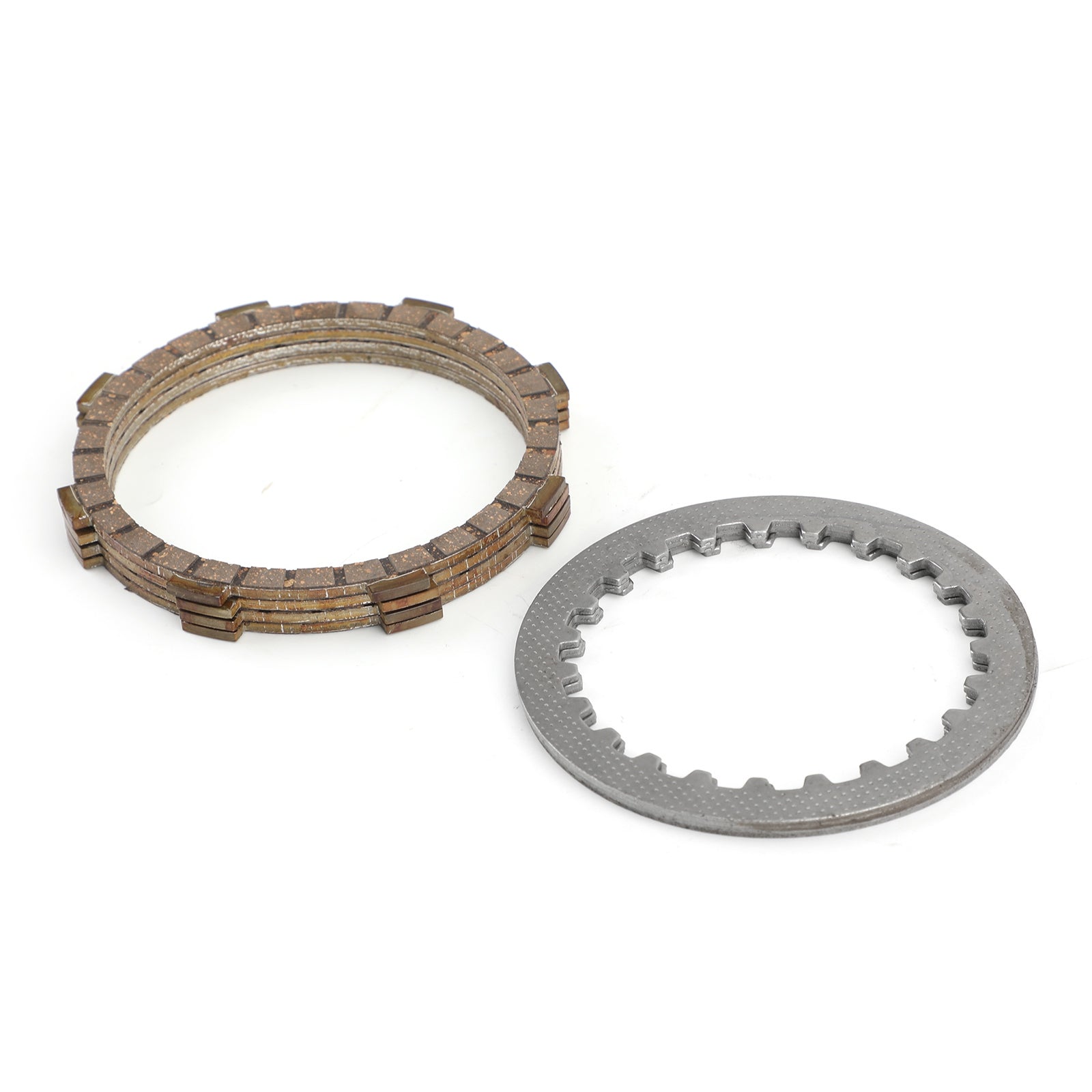 Kopplingssats stål & Friktionsplattor för Yamaha YB100 DX100 L5 L5T L5TA 1969-1987 Generisk