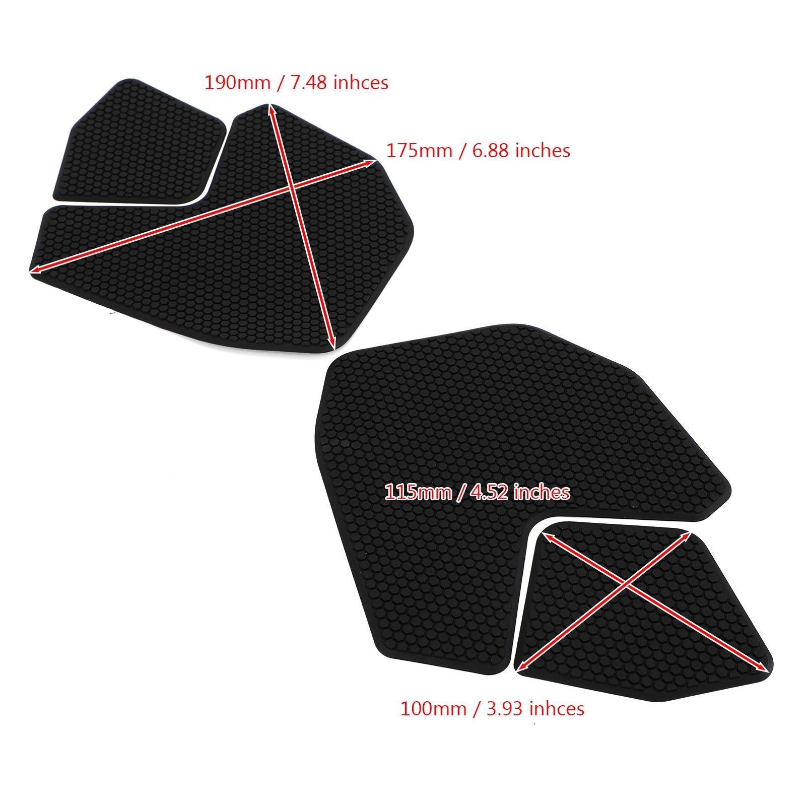 Agarre protector lateral de tanque completo para Yamaha MT-09 (FZ-09) 2013-2019 genérico