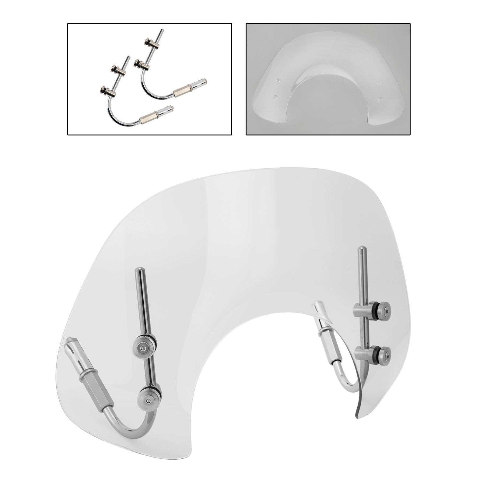 Černé sklo predného skla pre Vespa GTS250 GTS300 2017-2022