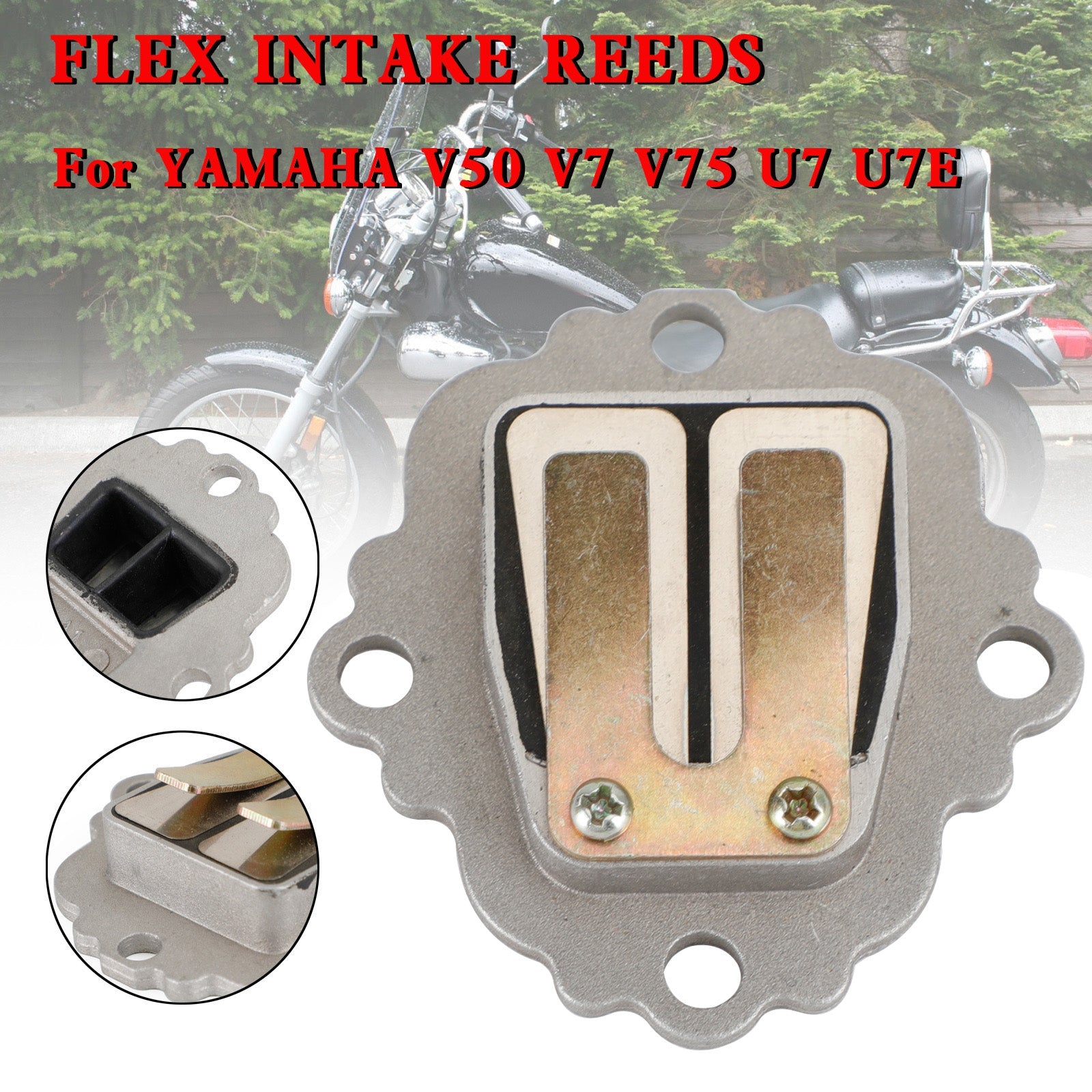 Reed Valve for Yamaha V50 V7 V75 U7 U7E NOS 298-13610-00