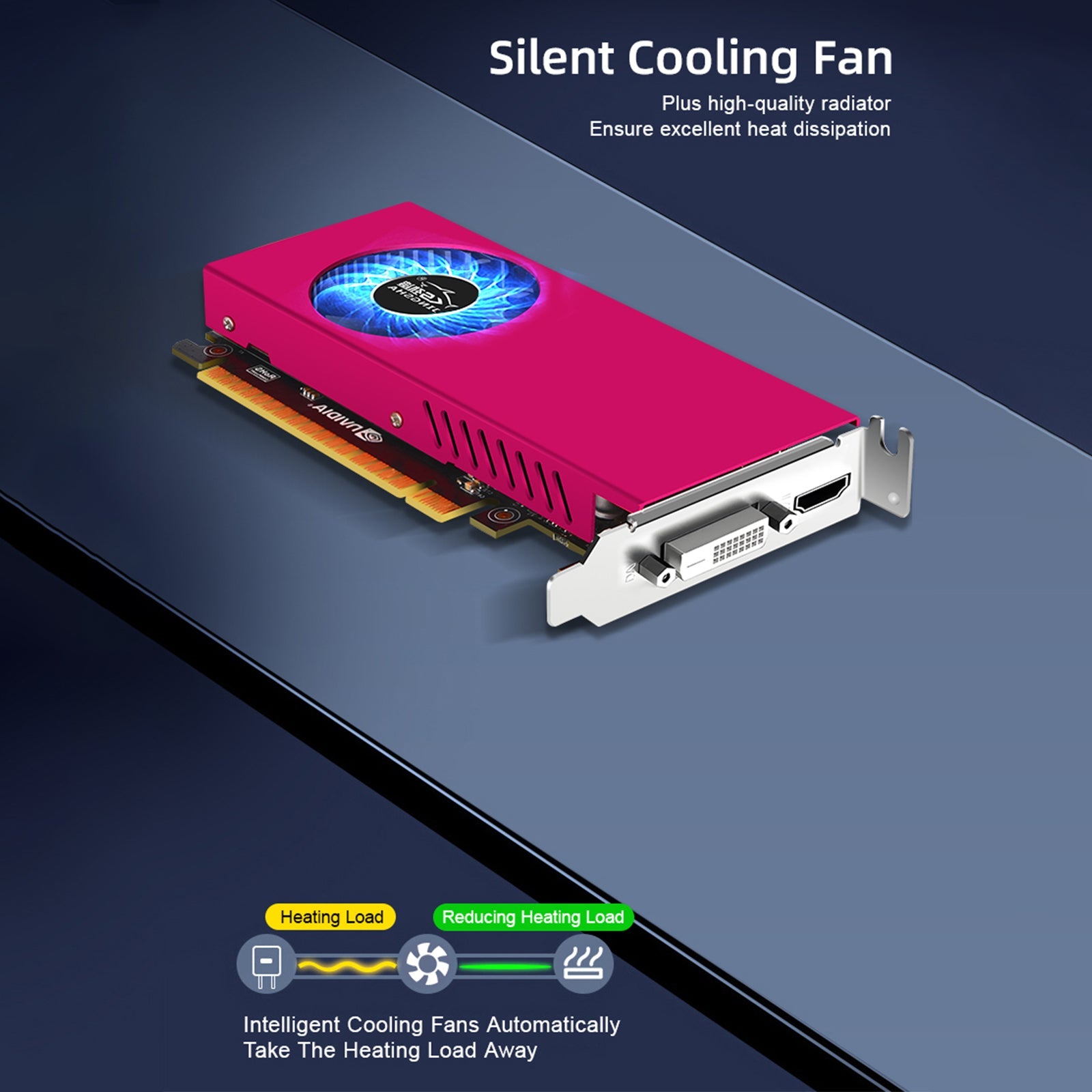 GTX 750 TI DDR5 4G Onafhankelijke grafische kaart Computer Desktop Meskaart HDMI