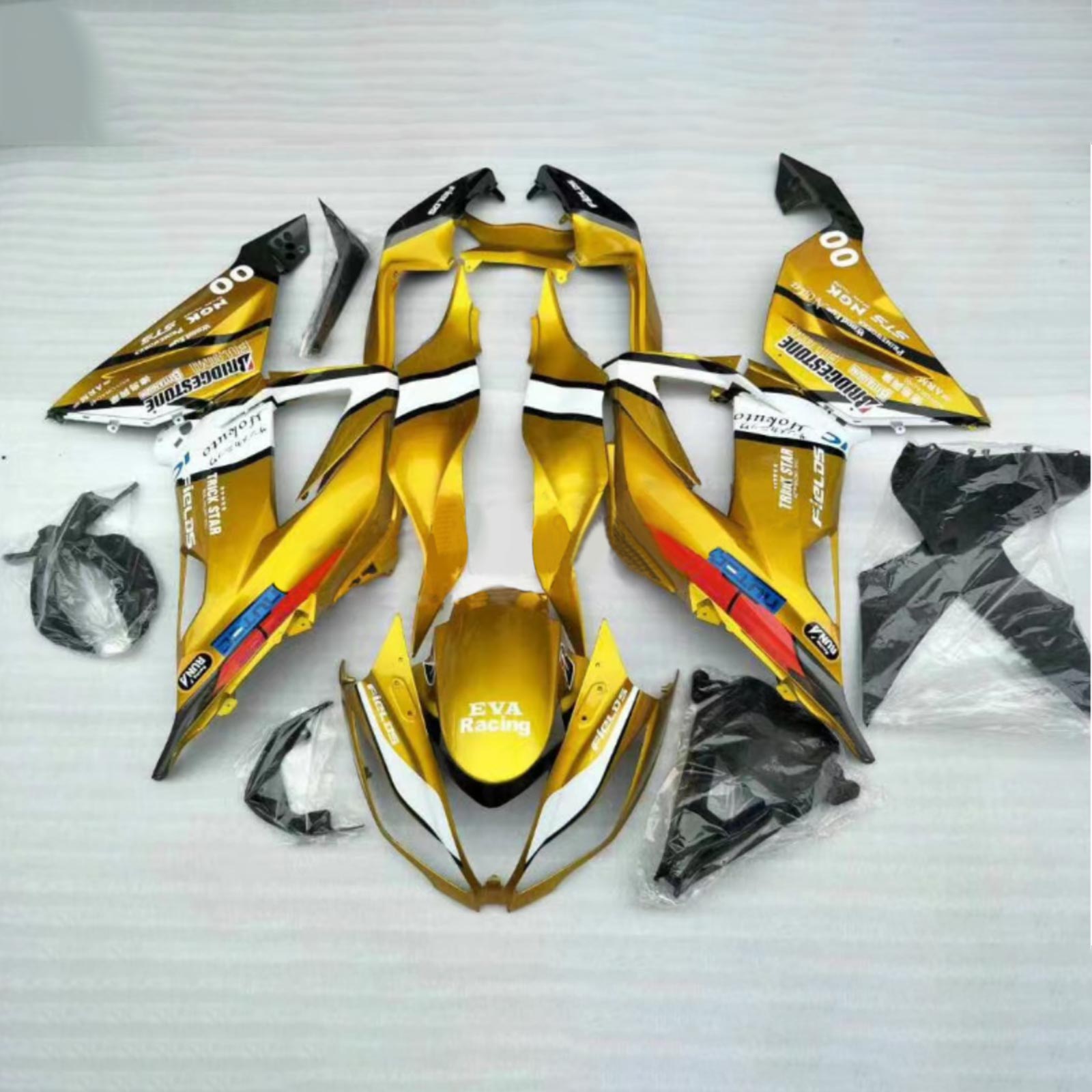 2013-2018 Kawasaki ZX6R 636 Kit de carénage carrosserie plastique ABS