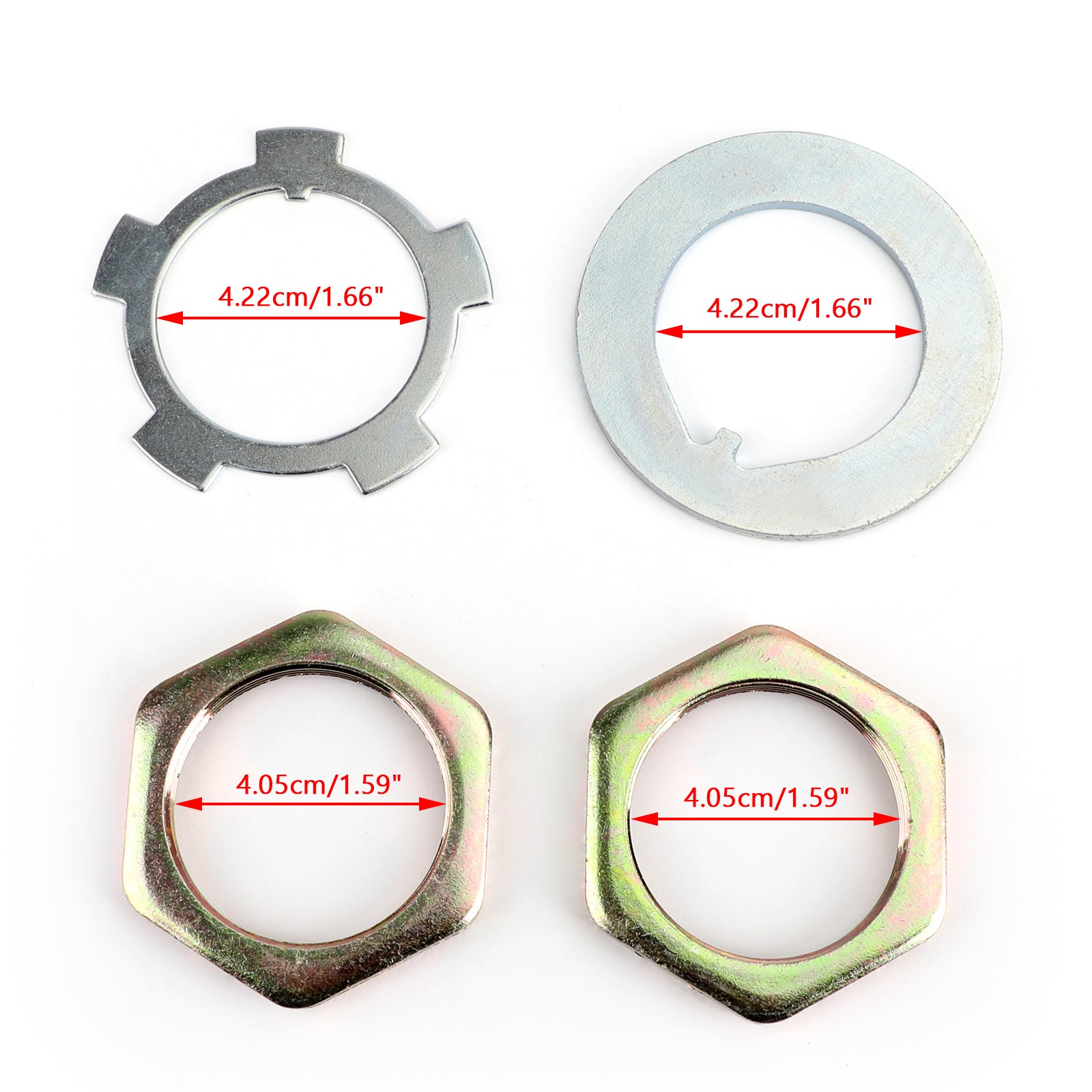 4352160011 Front Axle Hub Spindle Lock Nut Washer Kit 43521-60011 för Toyota Hiluxs Generic