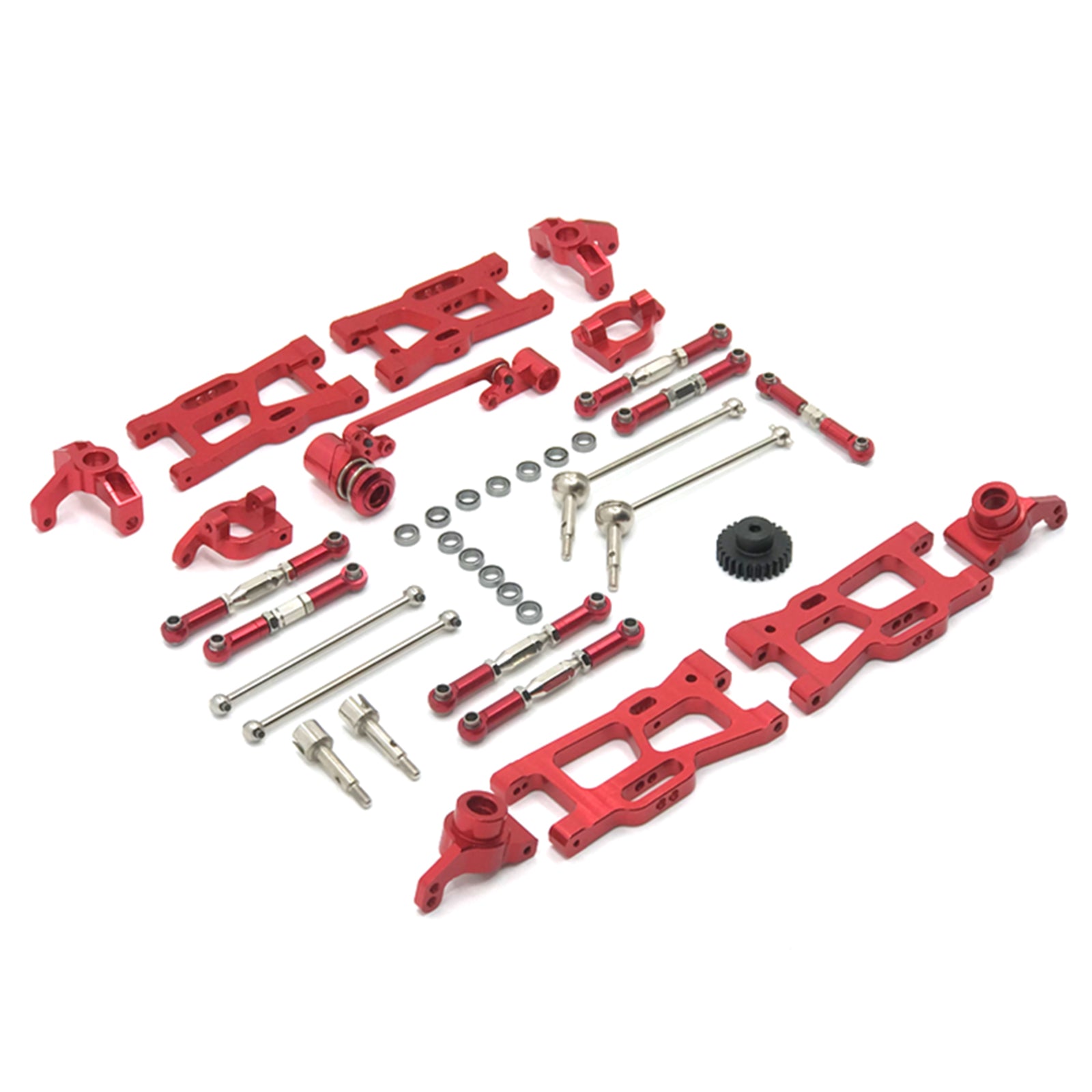 12stuppgraderingar RC Parts Kit för WLTOYS 144001 144002 124016 124017 124018 124019