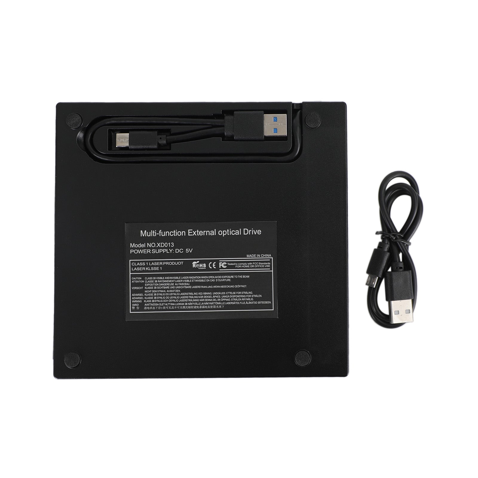 USB Type-C 7 i 1 Extern Ray Disc Writer Reader BD CD DVD Drive USB 3.0 Extern CD/DVD-enhet för Laptop 7 i 1 USB 3.0 DVD-spelare bärbar brännare Extern DVD-enhet