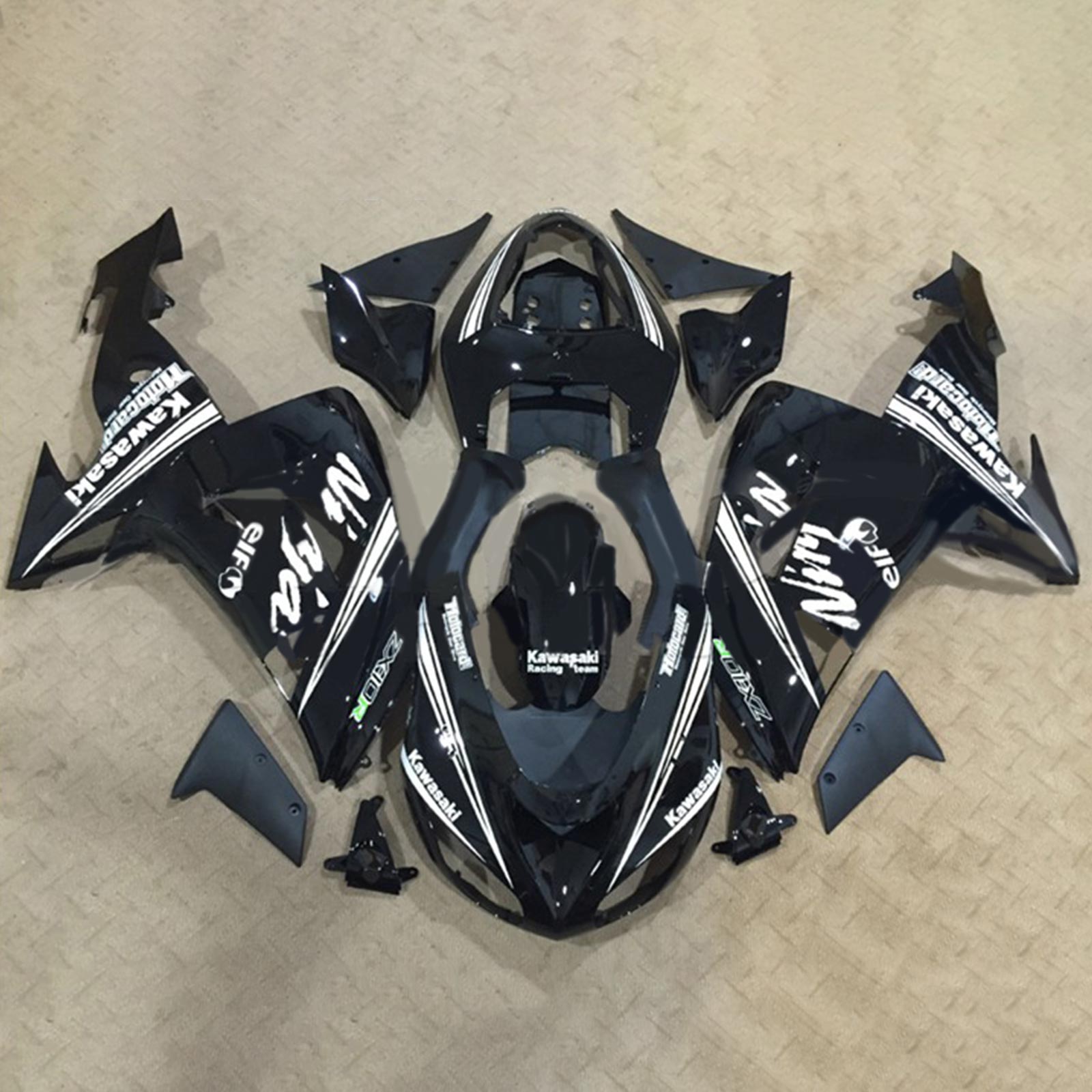 2006-2007 Kawasaki ZX10R Fairing Kit Bodywork plast Abs