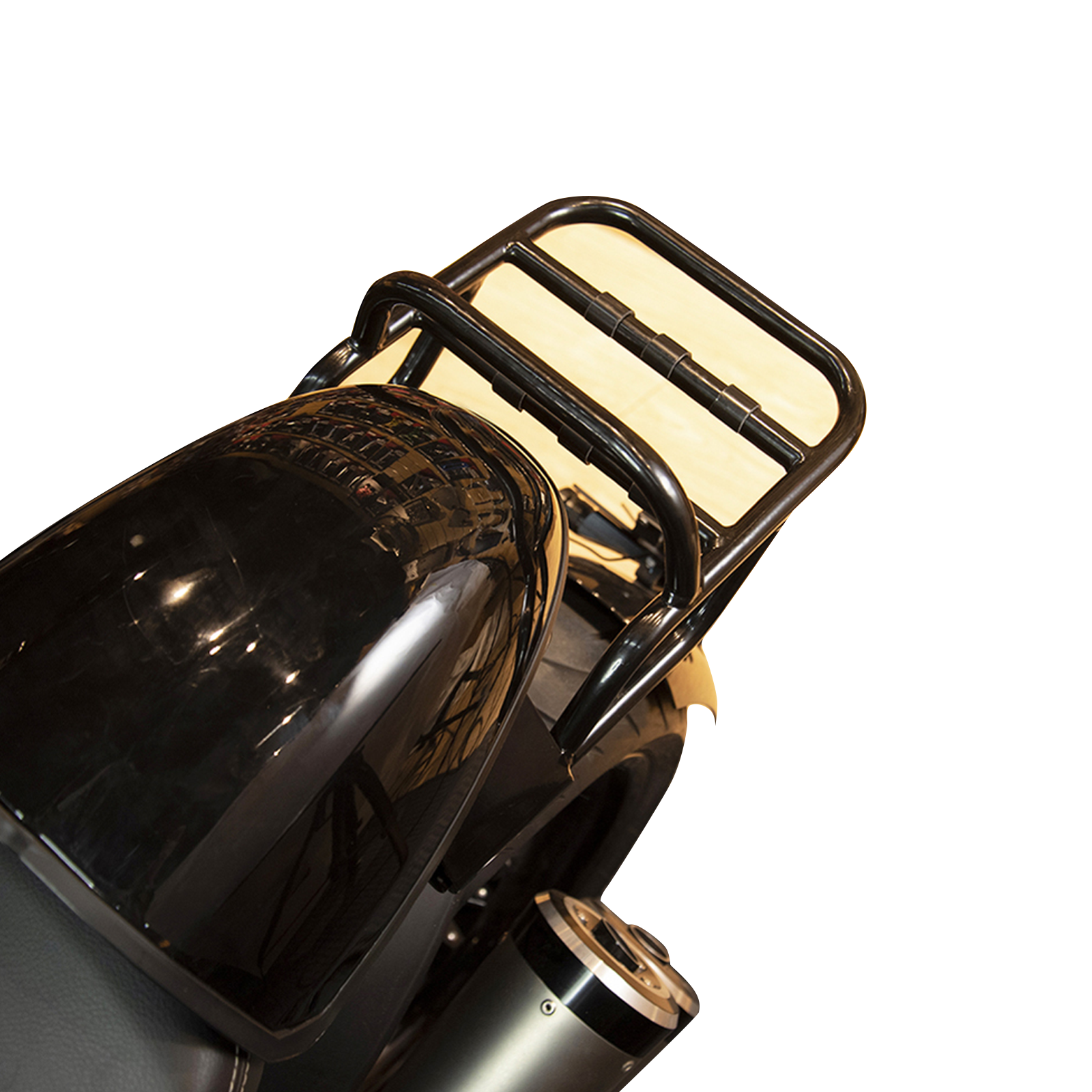 Traseiro de bagagem de porta traseira Black Fit for BMW R 1200 Ninet Scrambler