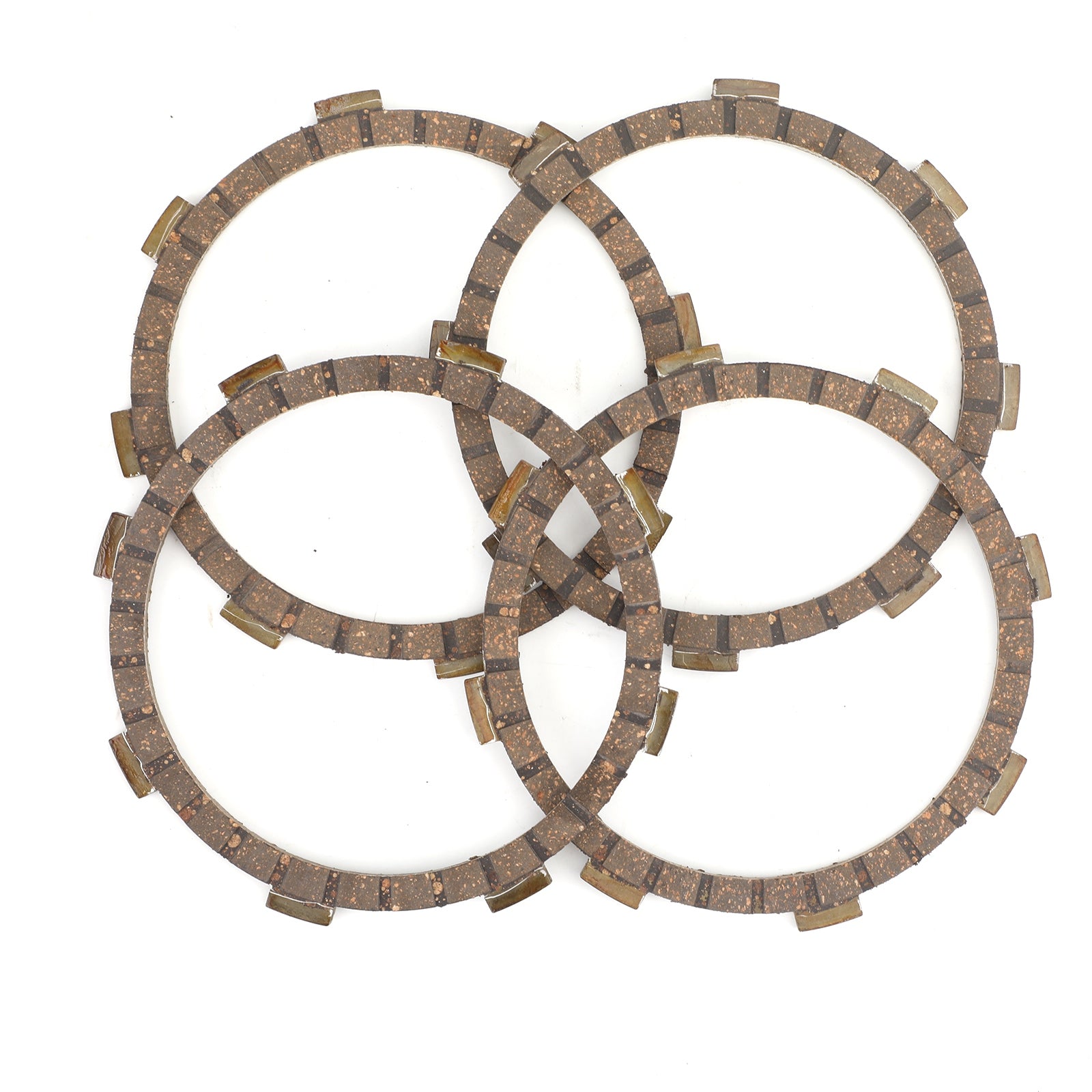 Kopplingssats stål & Friktionsplattor för Yamaha YB100 DX100 L5 L5T L5TA 1969-1987 Generisk