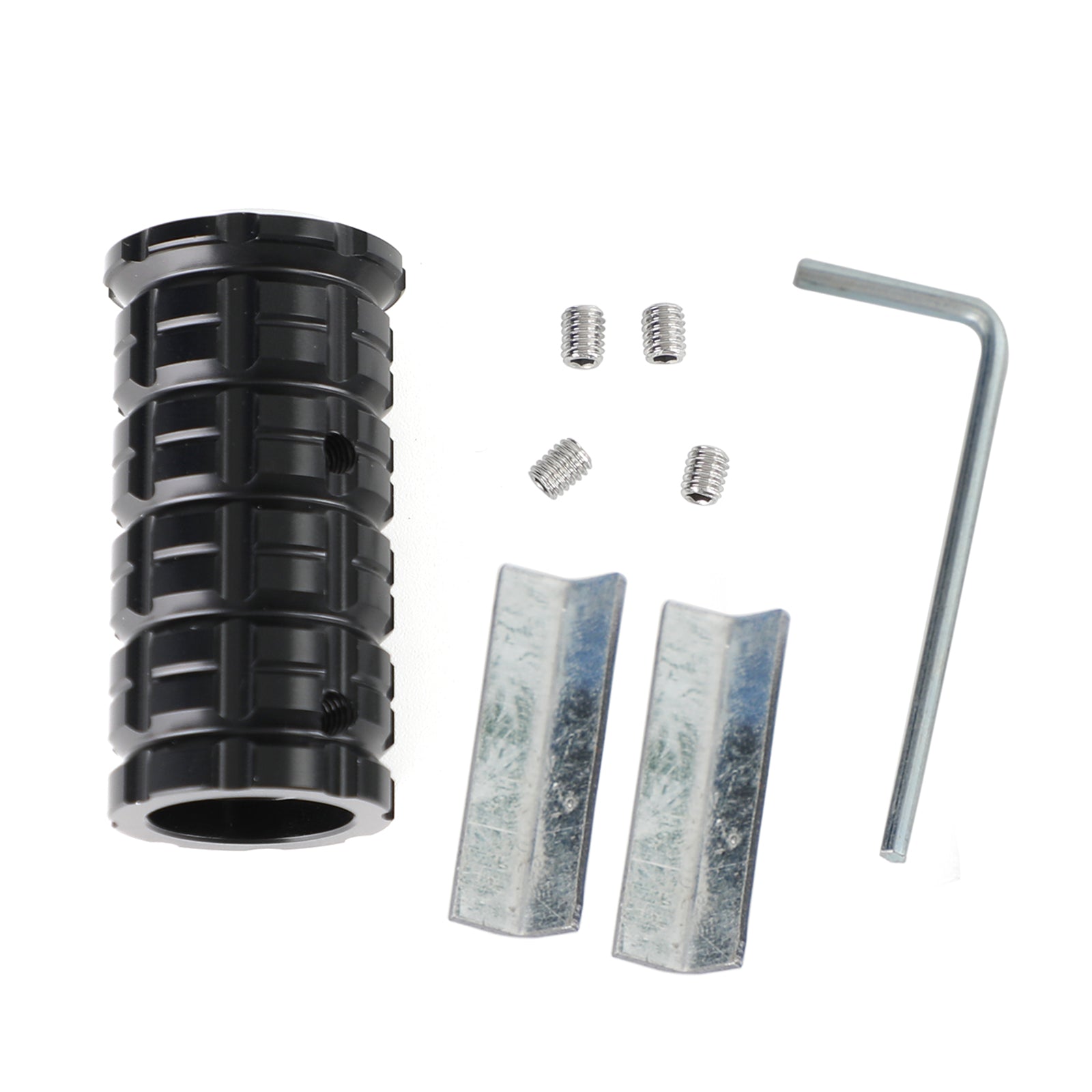 Extensor de clavija de extensión de pedal de freno de aluminio universal para la mayoría de motocicletas gris genérico