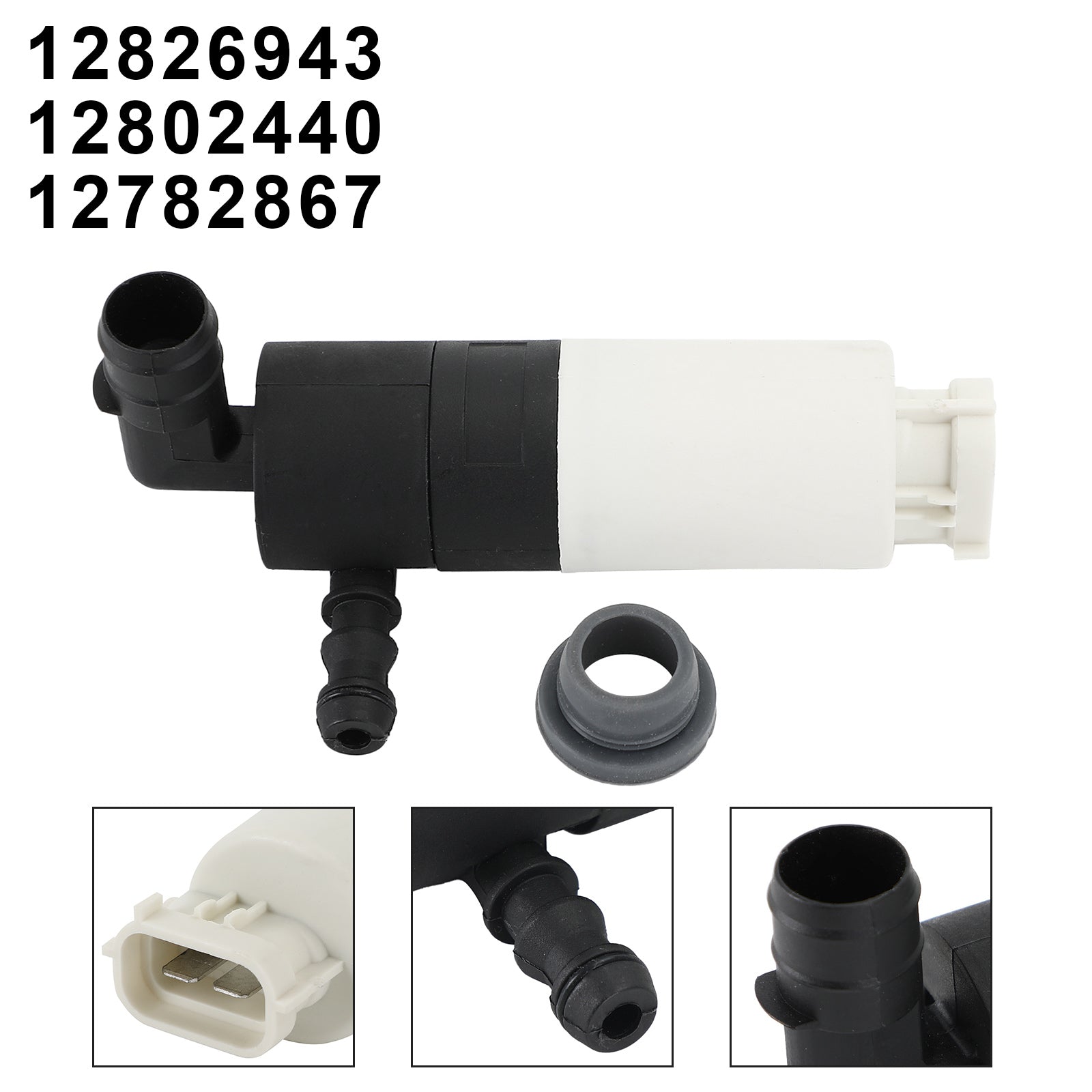 Vindrutanbricka pumpmotor för Saab 93 9-3 2004-2012 12826943 12802440