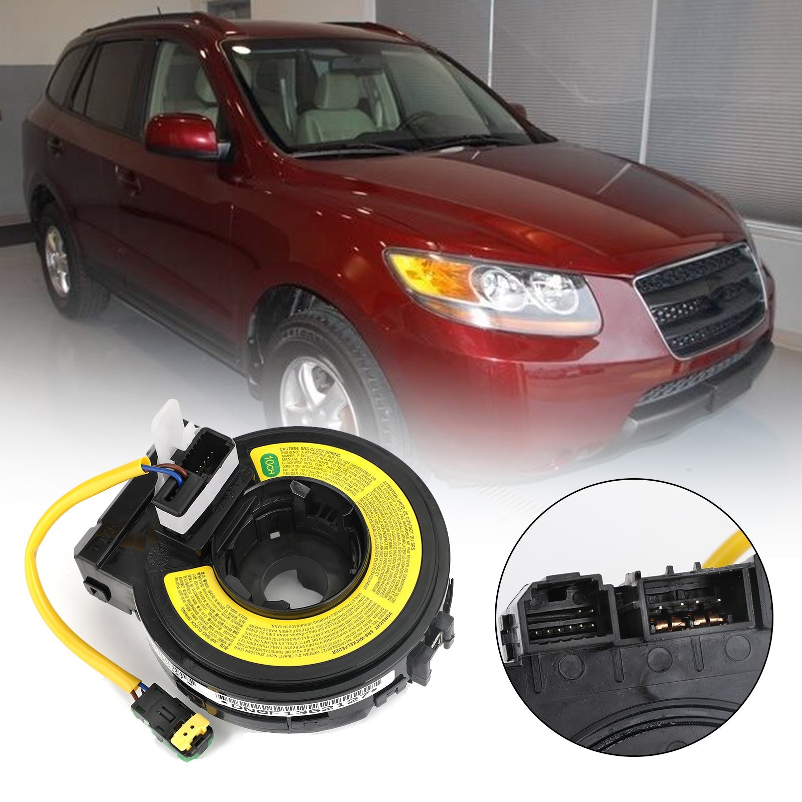 Conjunto de cable en espiral con resorte para reloj de volante HYUNDAI Santa Fe 2007-2010 93490-2B200