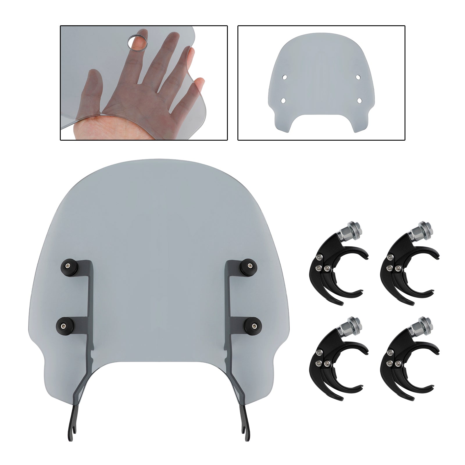 Parabrisas de motocicleta ABS apto para Sportster S RH1250 2021-2022 Fedex Express