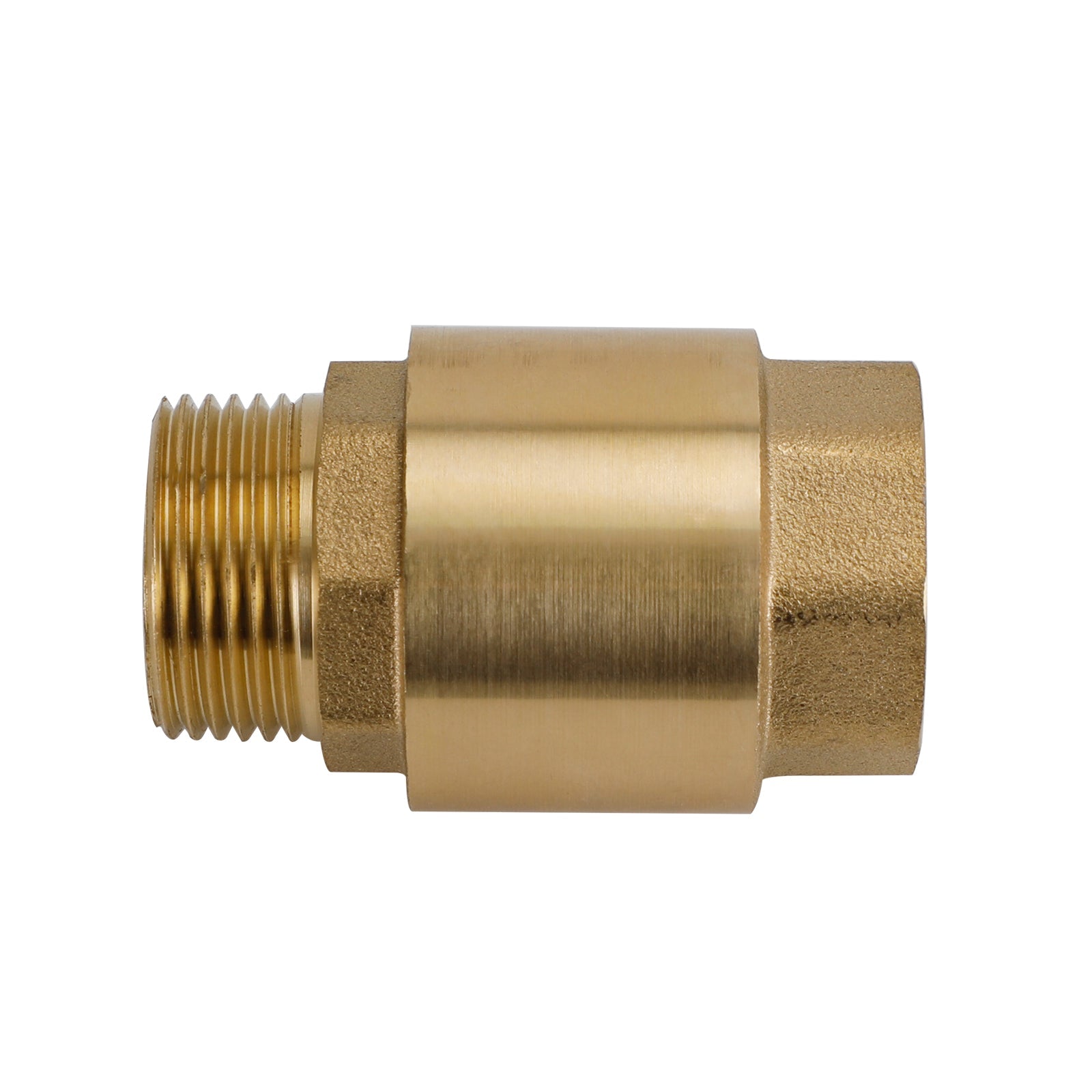 Válvula de retenção de latão G1/2" G3/4" G1" Prevenção de refluxo sem retorno com rosca M para F
