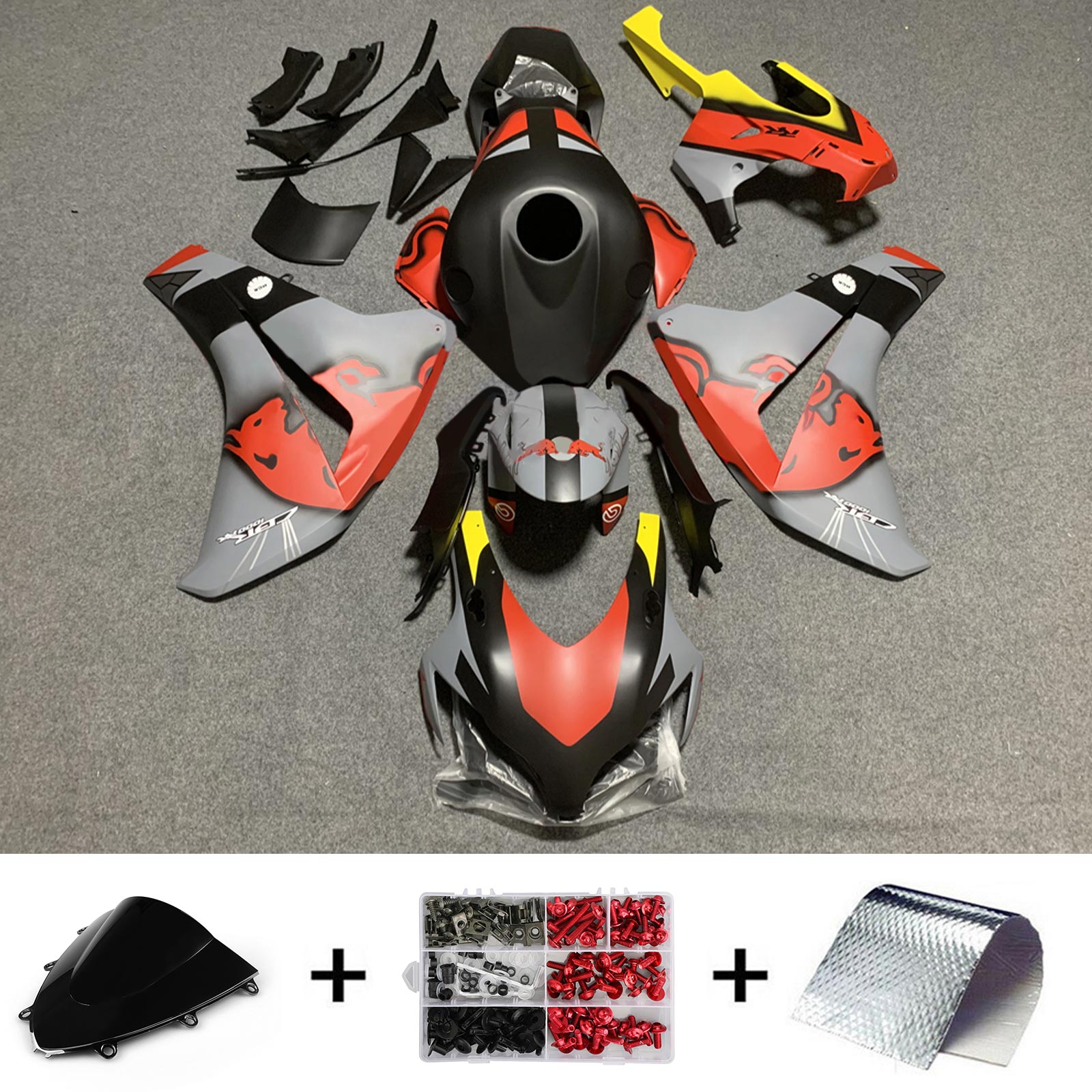 2008-2011 Honda CBR1000RR vstrekovacia kapotážová súprava Bodywork plast#188