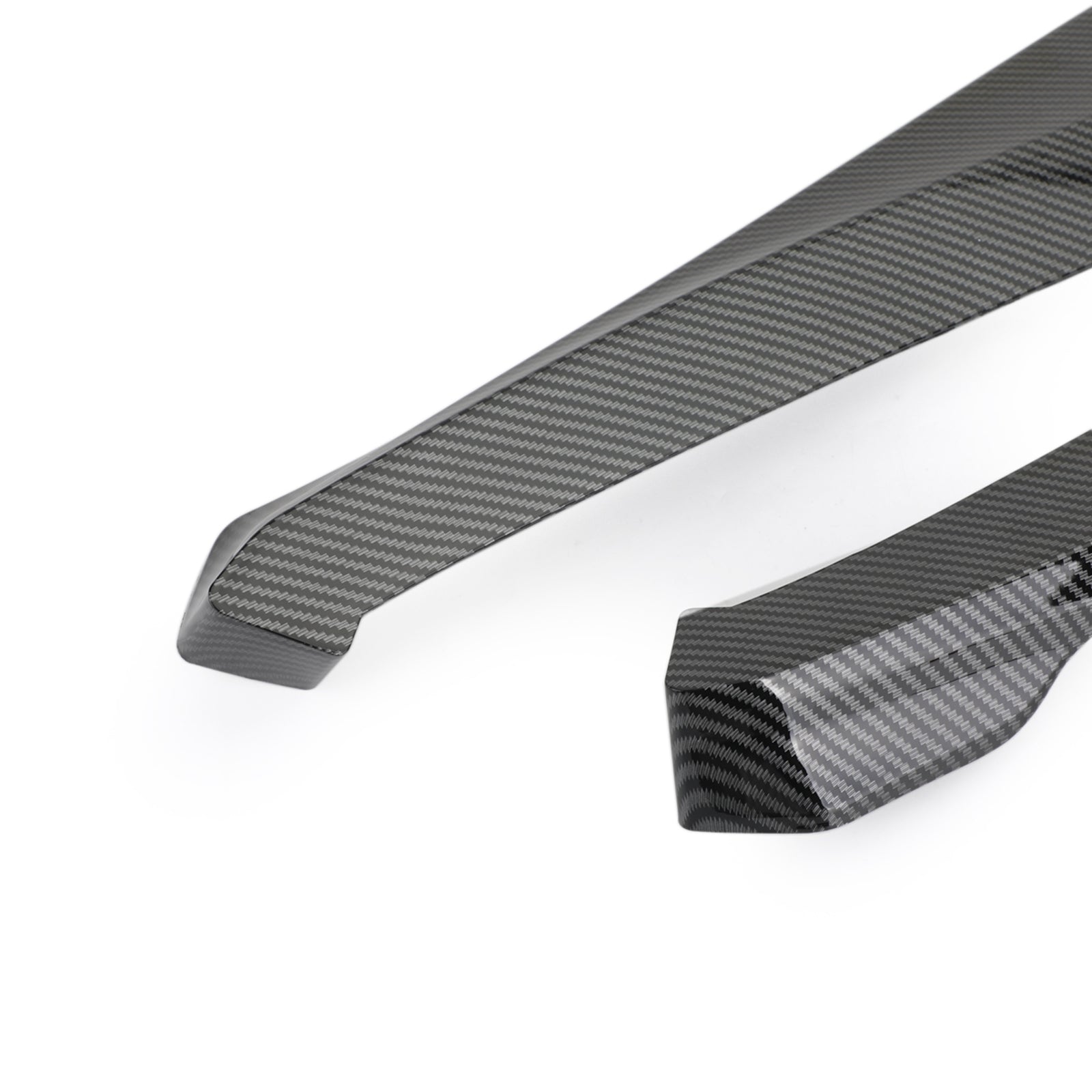 19" Aileron de pare-chocs arrière de voiture, diffuseur de séparateur de canard, becquet de valence, lèvre, aspect fibre de carbone générique