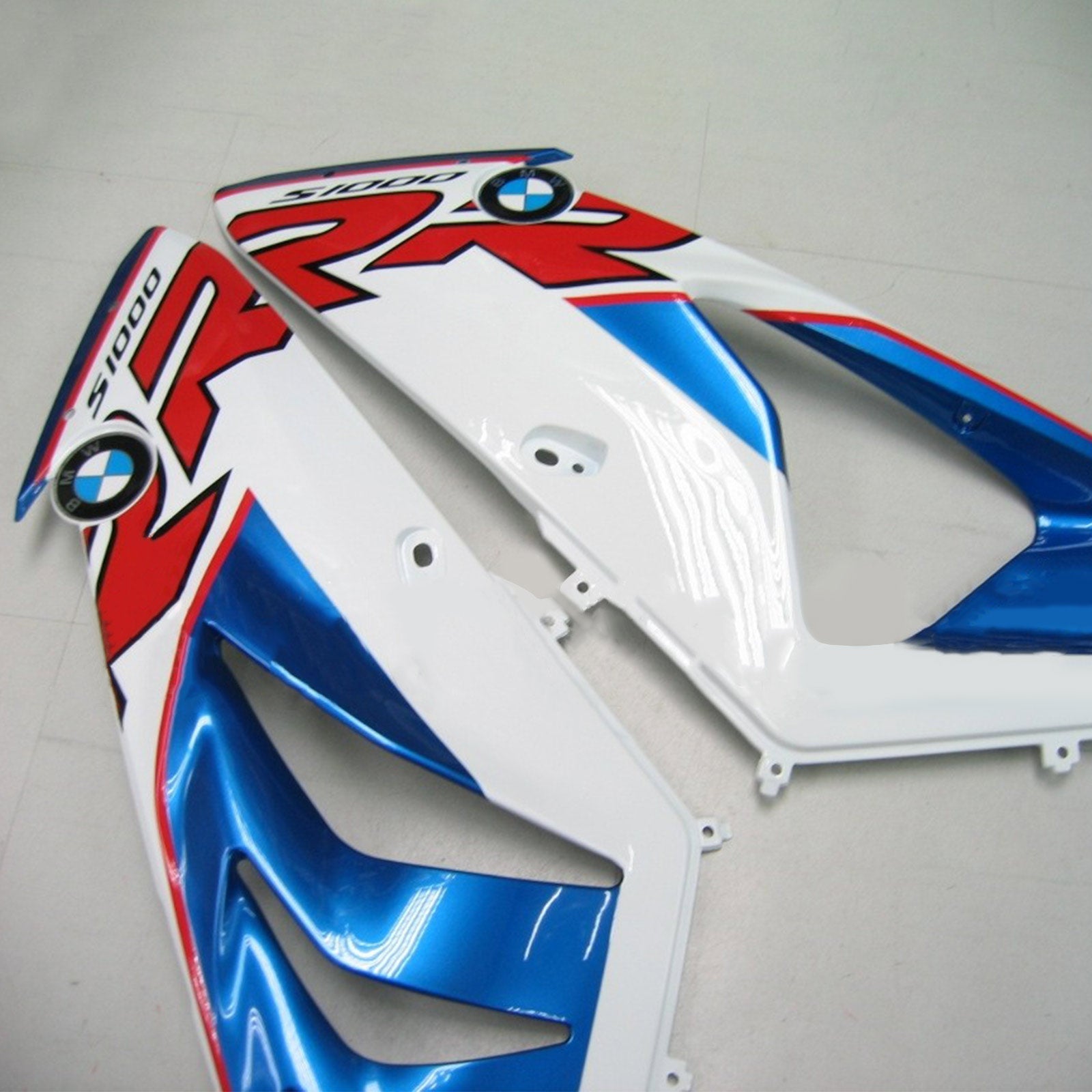 2009-2014 BMW S1000RR Kit de carénage carrosserie plastique ABS générique