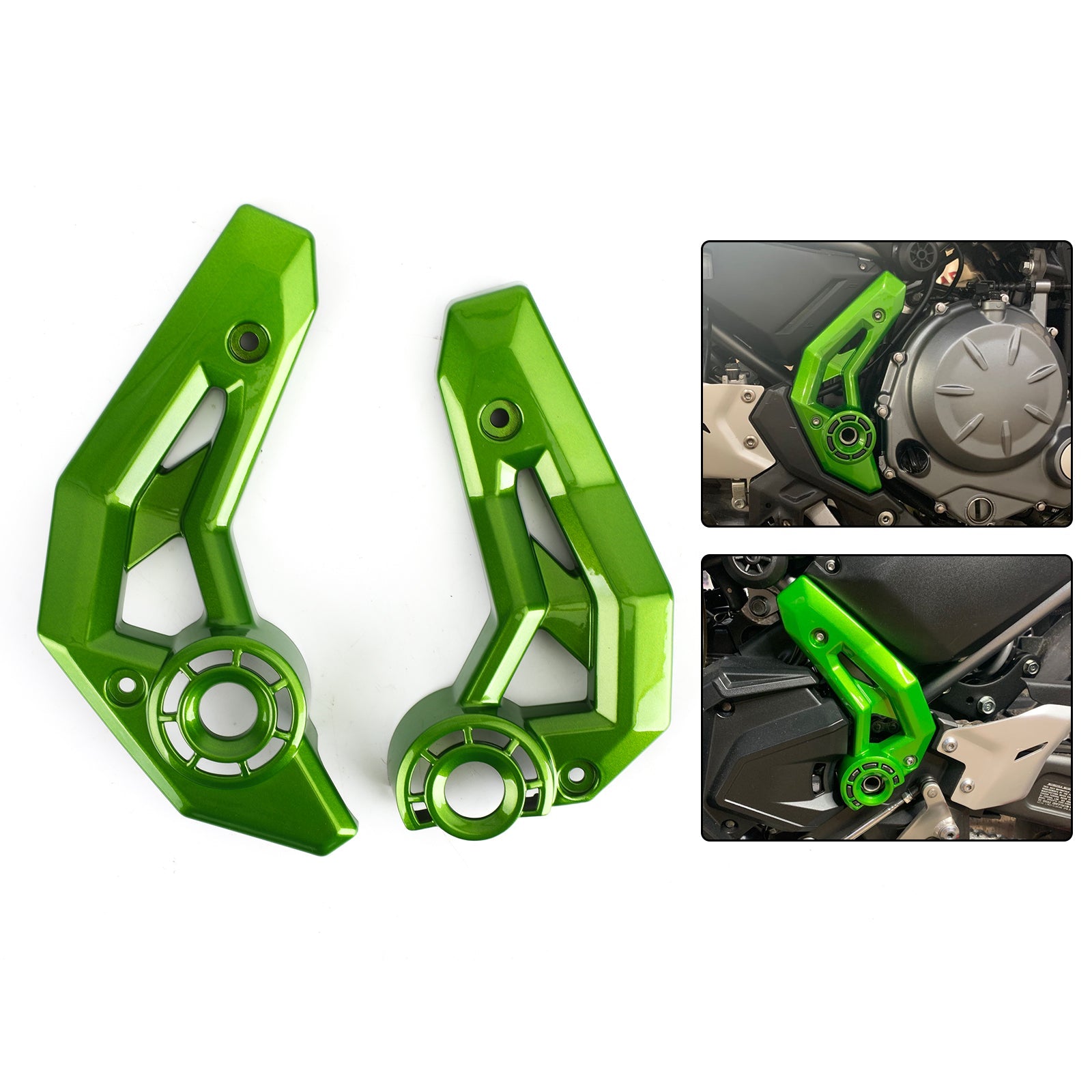 2017-2020 Kawasaki Z650 Ninja 650 Motorcycle Frame Side Cover Guard Fairing Generic