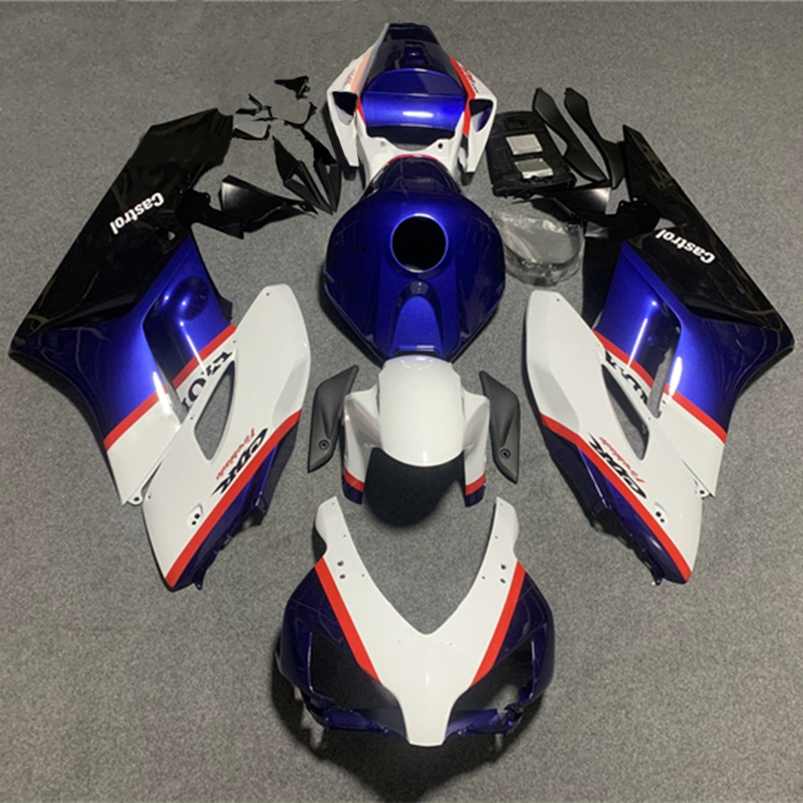 2004-2005 Honda CBR1000RR Kit de carénage carrosserie plastique ABS