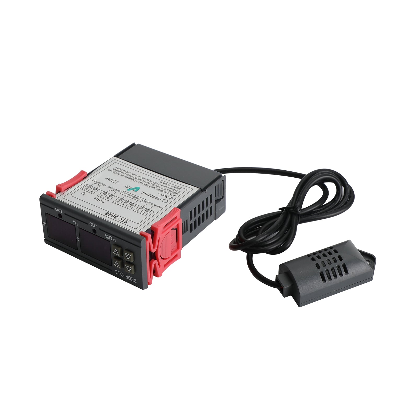 STC-3028 DUAL DISPLIZ DIGITÁLNEHO DIGITÁLNEHO TEPLOTNÉHO VONIER TERMOSTAT+Probe