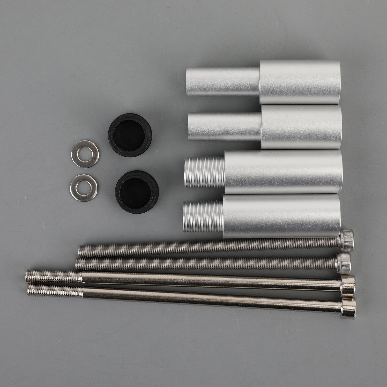 Areyourshop Spot Fog Driving Light Rod Holder Fit voor BMW R1200GSA 2014-2018 R1250GSA 18-21 Zilver