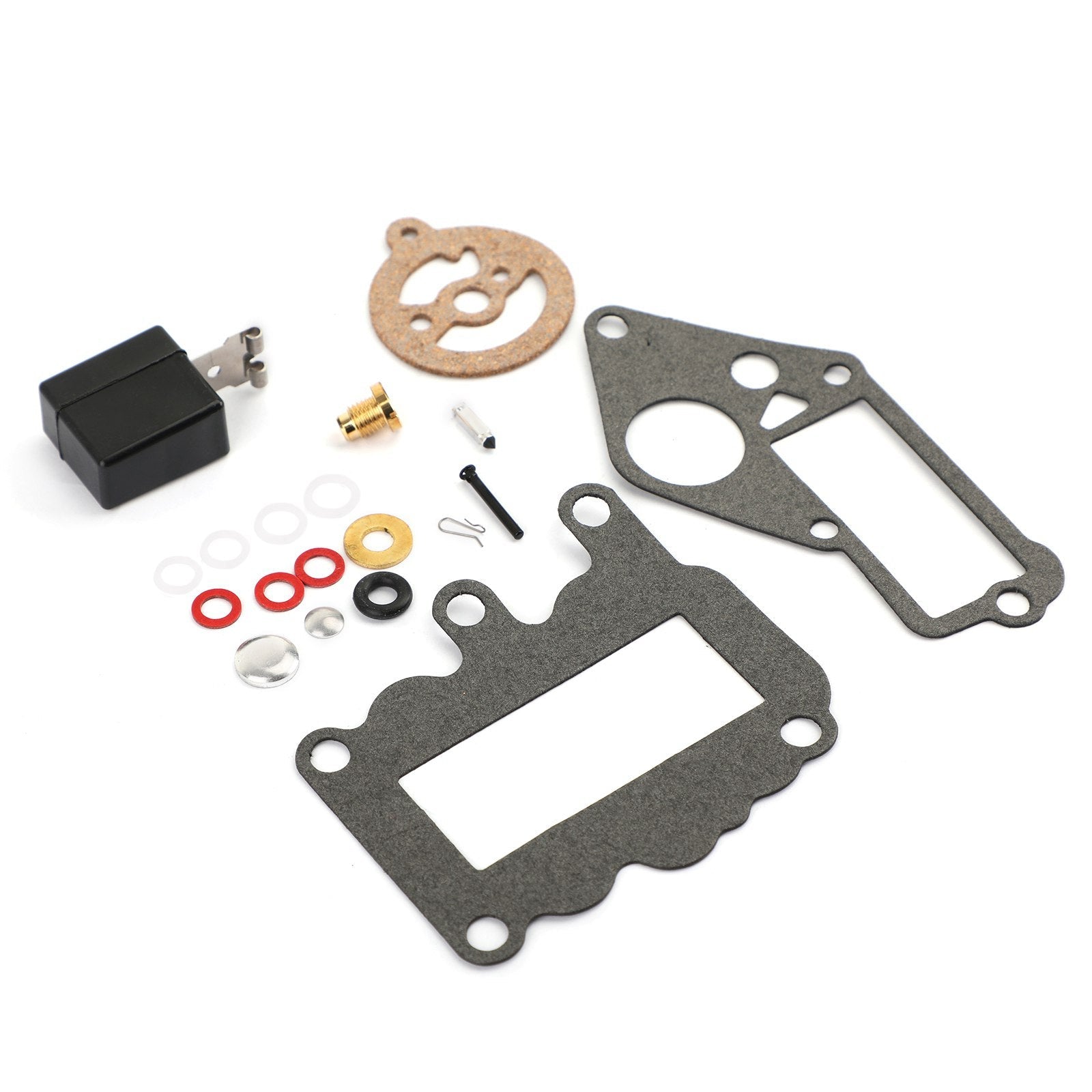 Areyourshop Carburador Carb Kit Reconstrução para Johnson Evinrude 1964-1973 9,5 HP 382048 765630