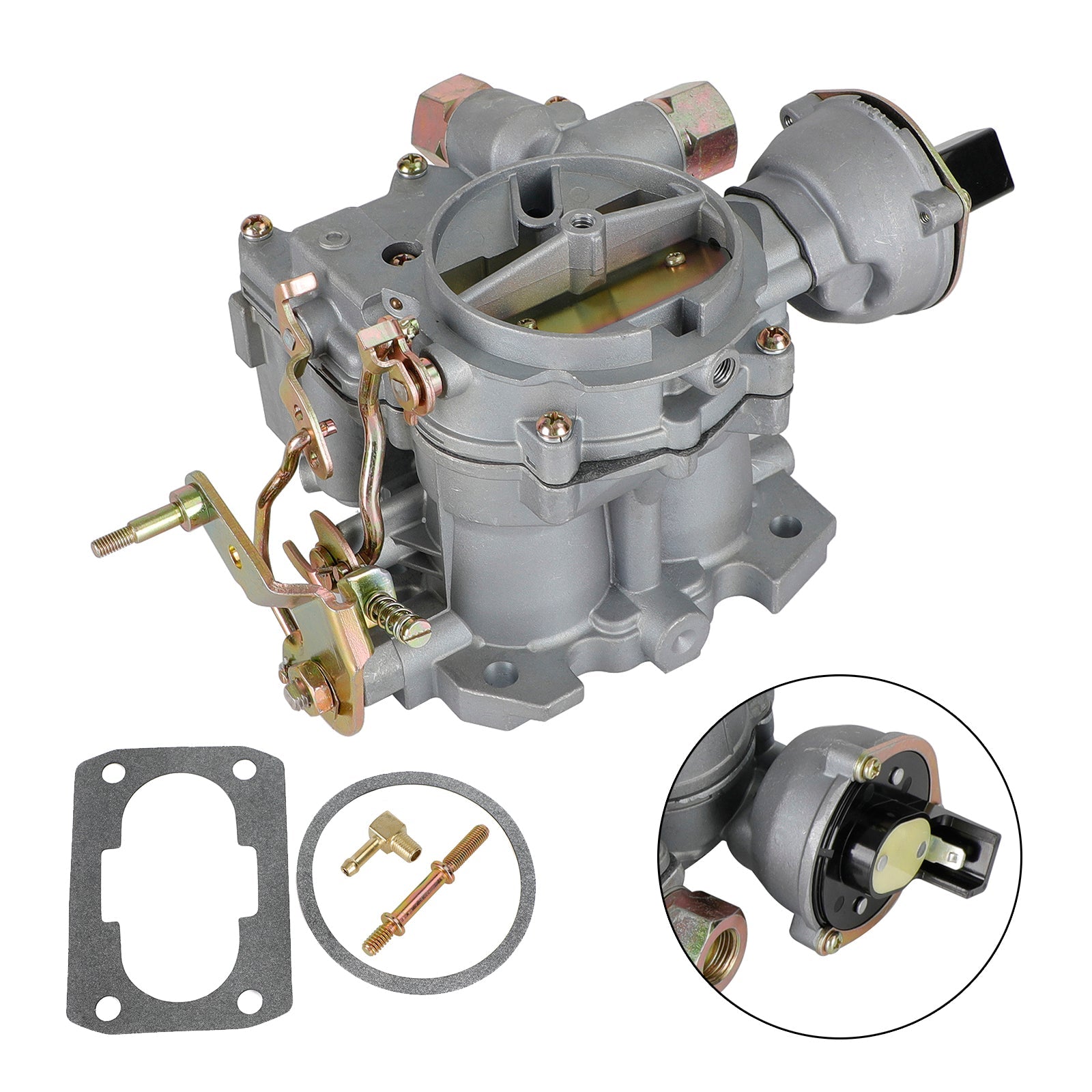 Carburateur Carb geschikt voor Marine Mercruiser 2 Barrel 3.0L 2 CYL met een lange koppeling